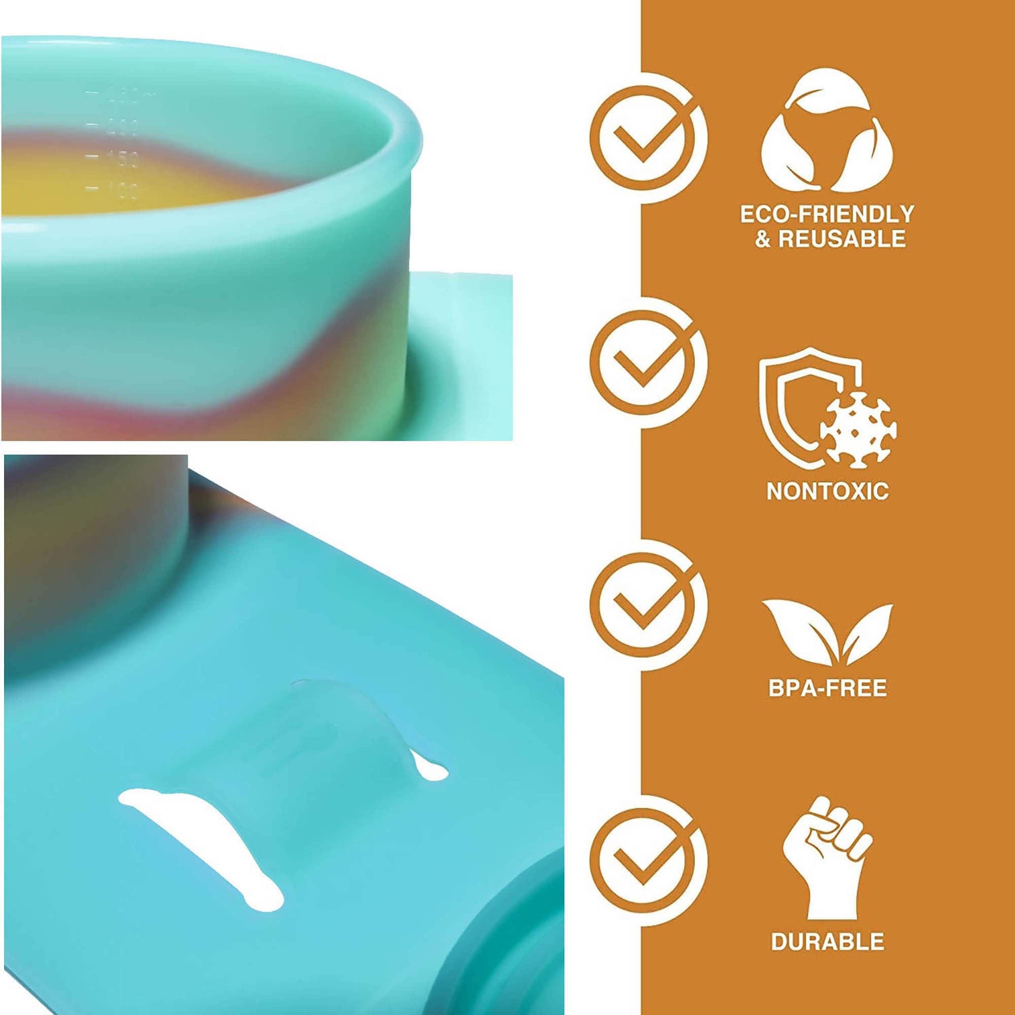Silipint&#xAE; 4-Piece Silicone Go Go Bowl Set