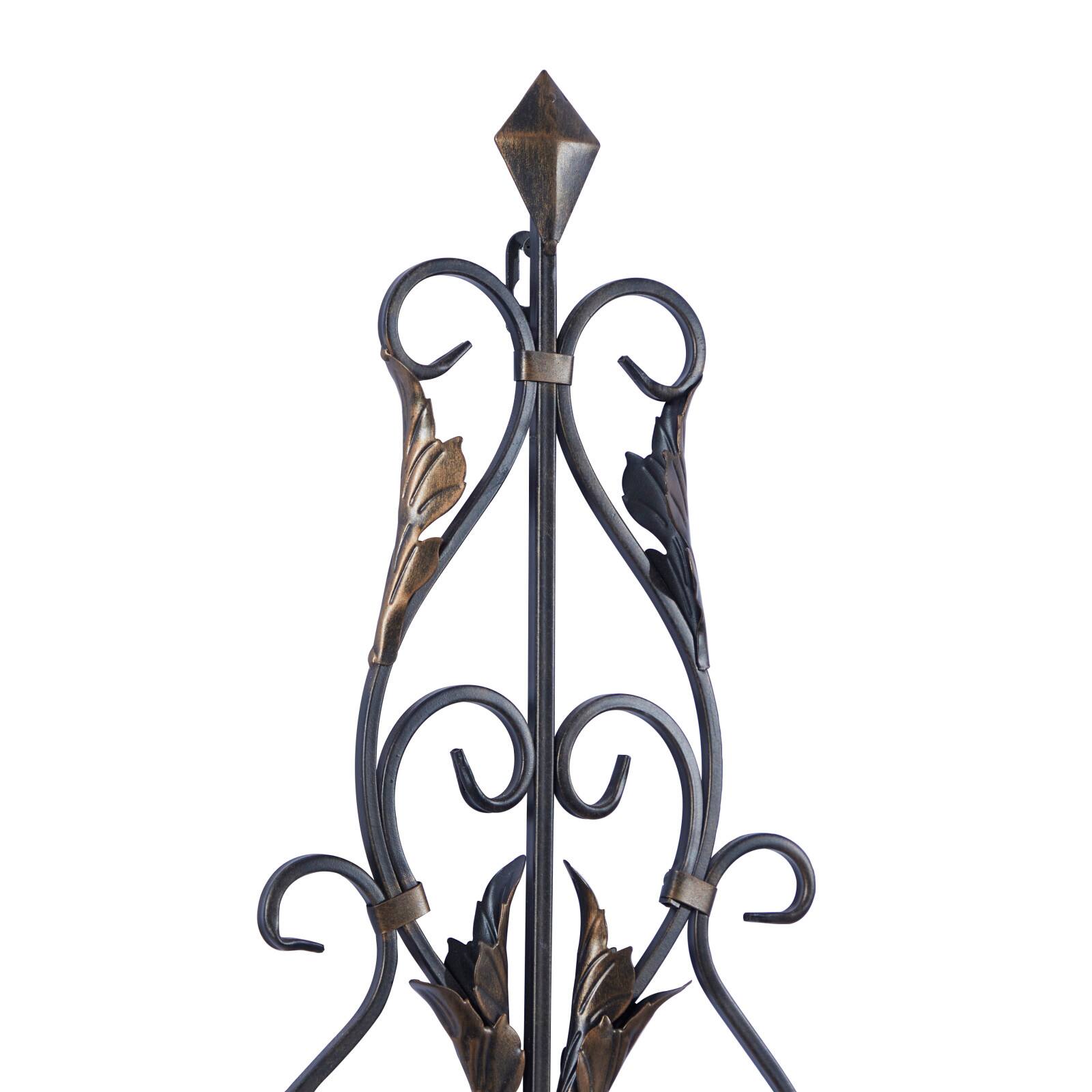 Gold Glass Rustic Candle Wall Sconce, 37&#x22; x 13&#x22; x 9&#x22;