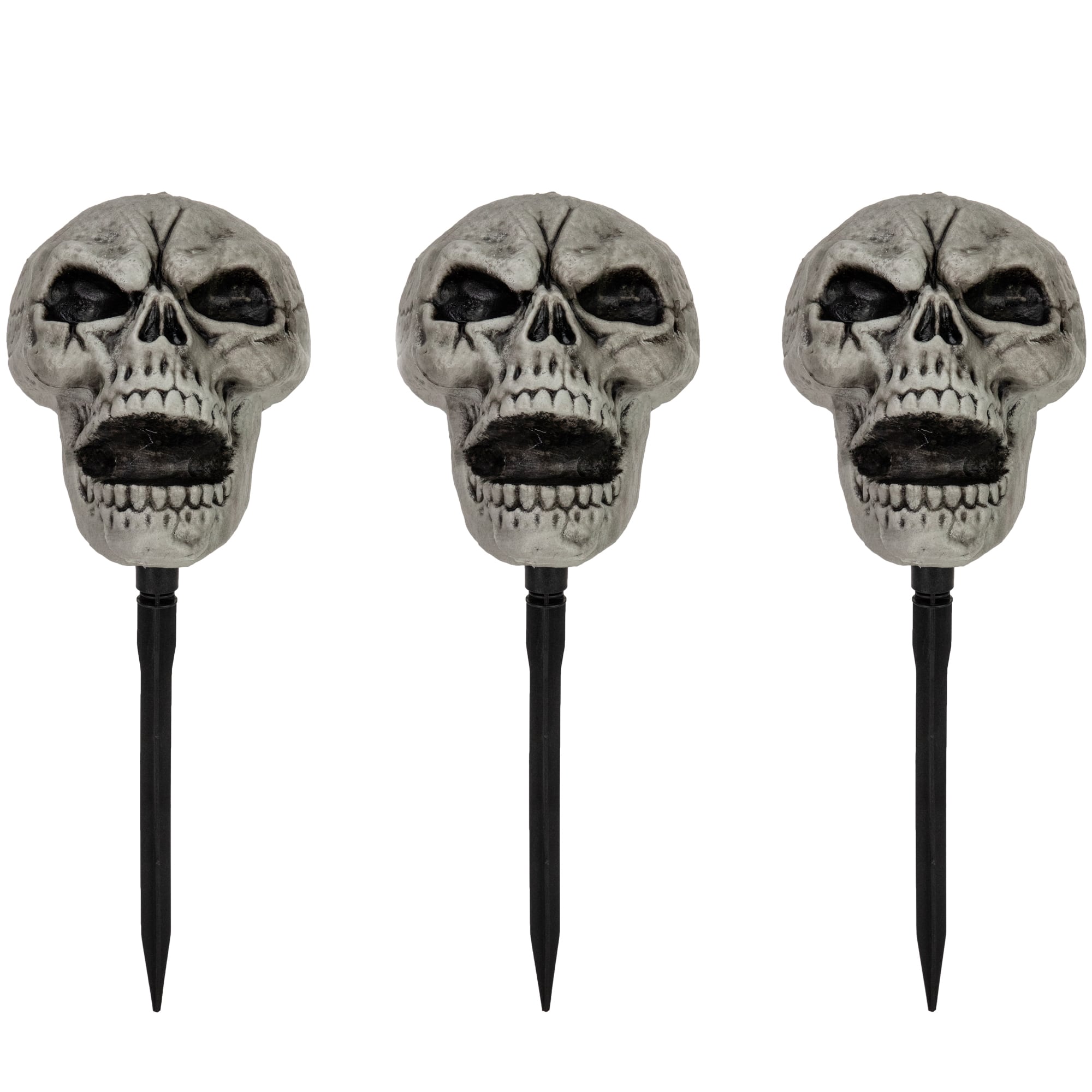 Skull Stakes Outdoor Yard Set