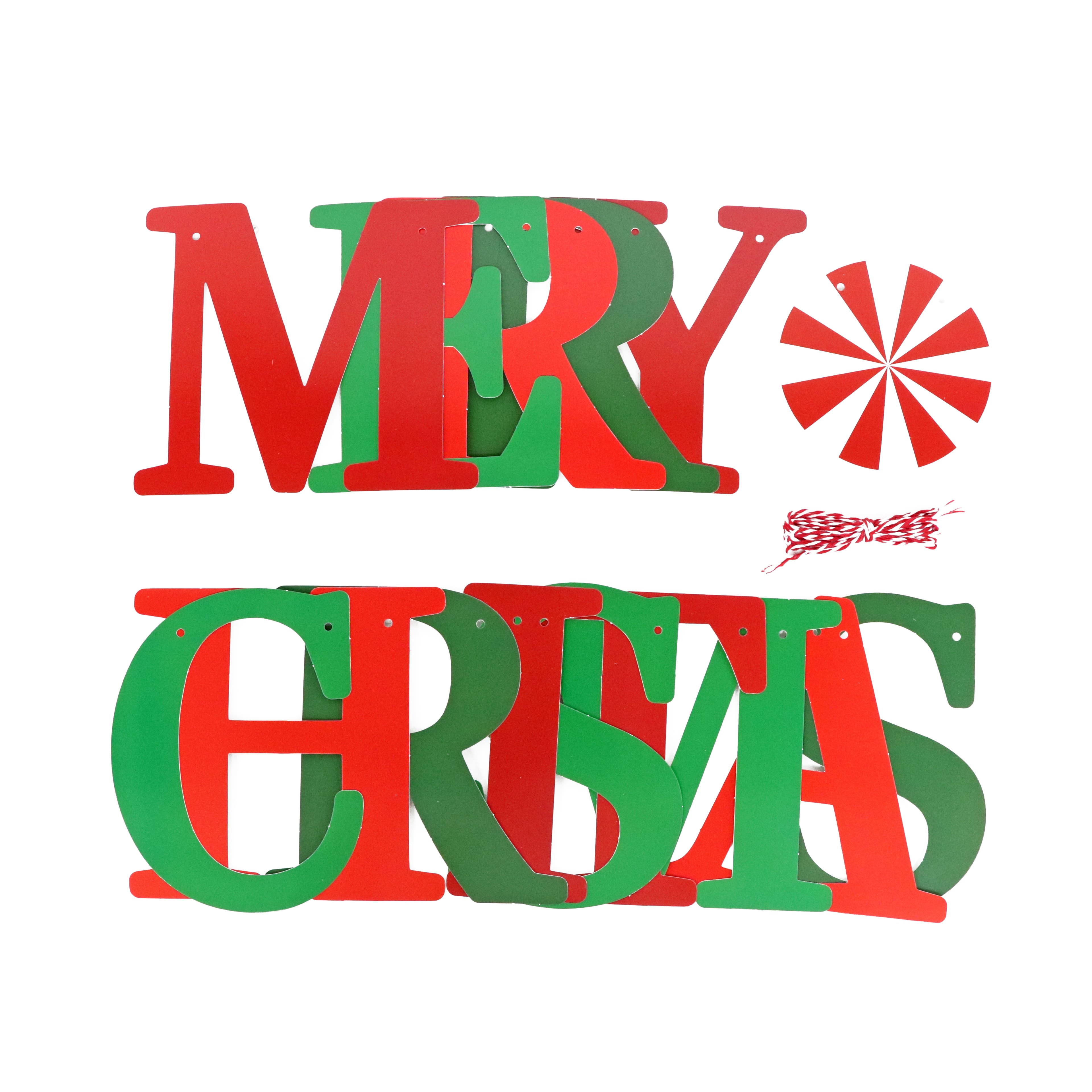 6ft. Merry Christmas Paper Garland by Celebrate It™