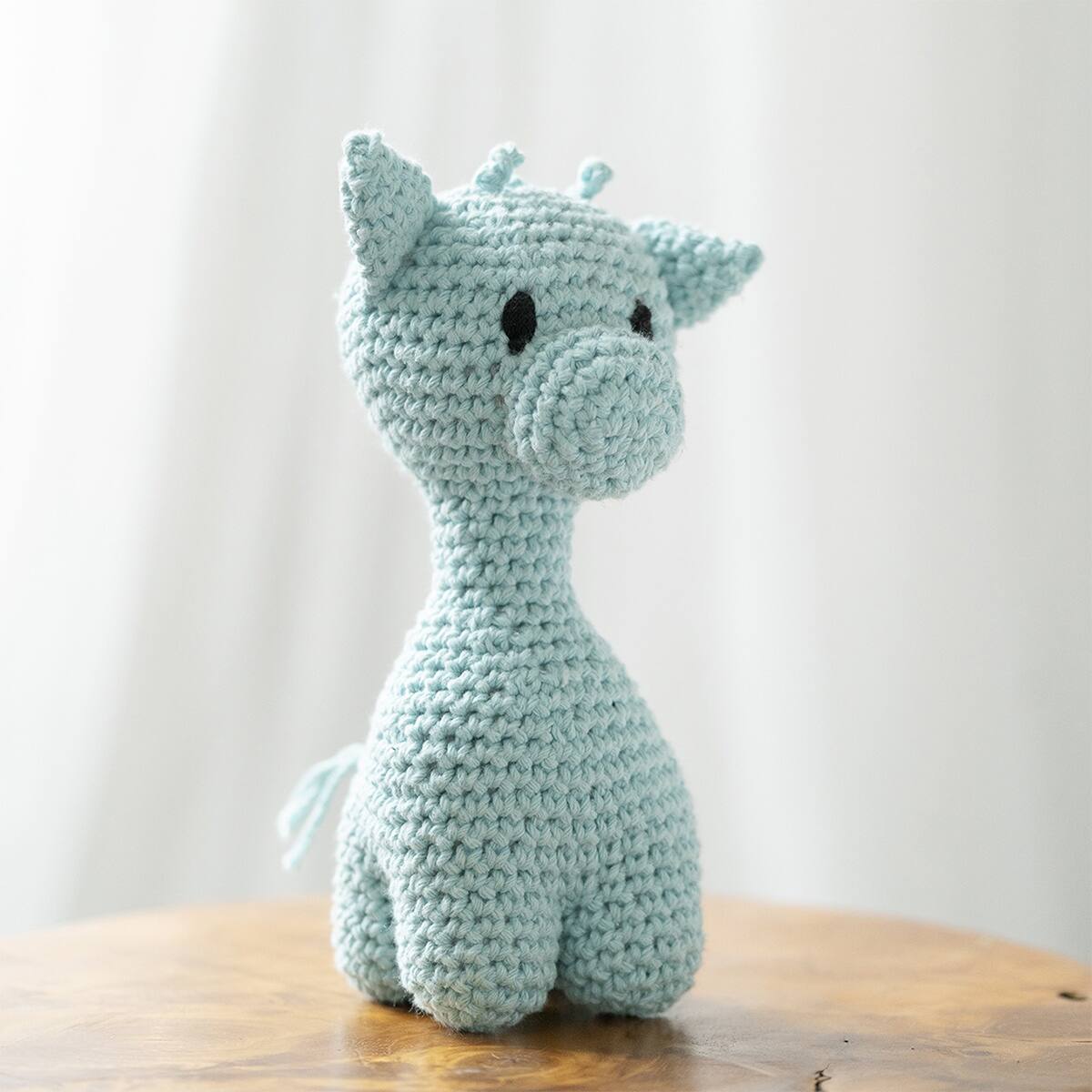 Hoooked DIY Ziggy the Green Giraffe Eco Barbante Crochet Kit
