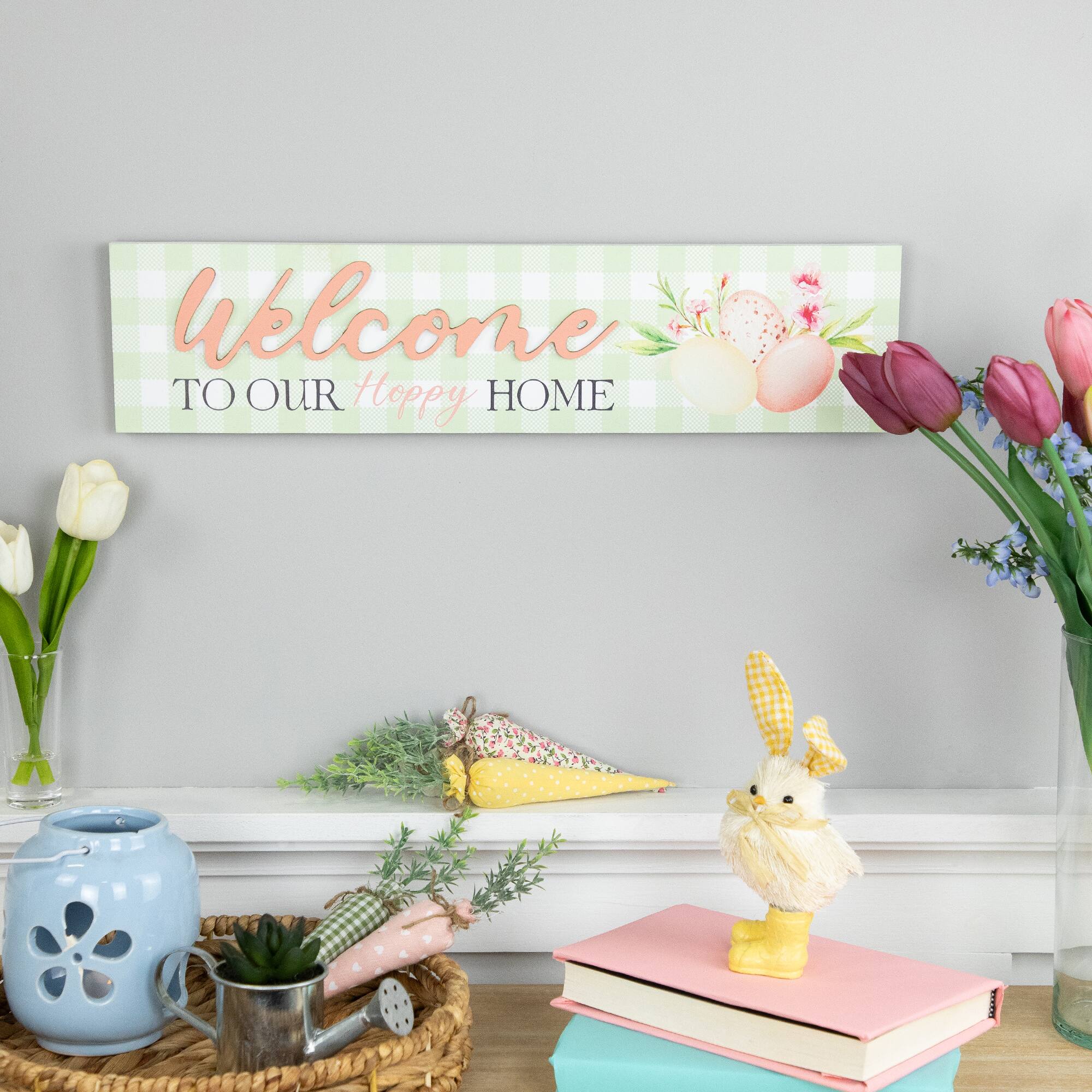 Welcome to Our Hoppy Home Easter Wall Sign