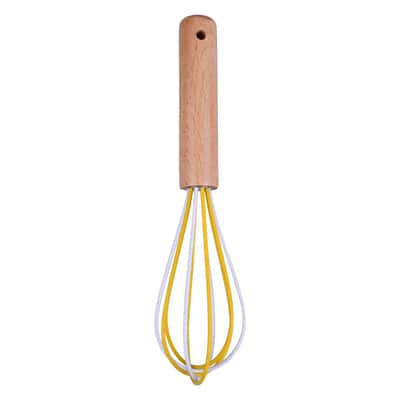 Mini Yellow & White Whisk by Makery™