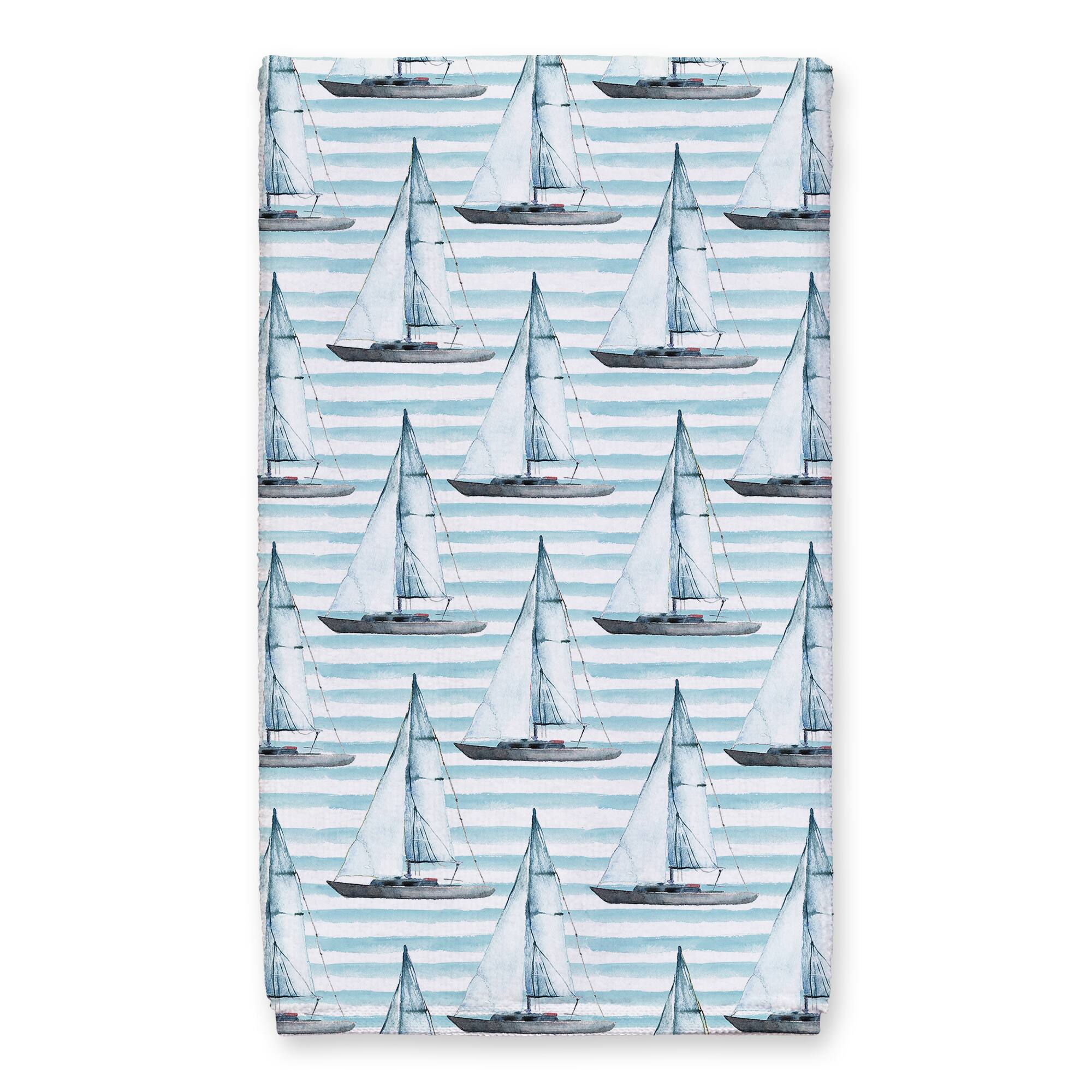 Voice Of The Sea Wreath Tea Towel Set