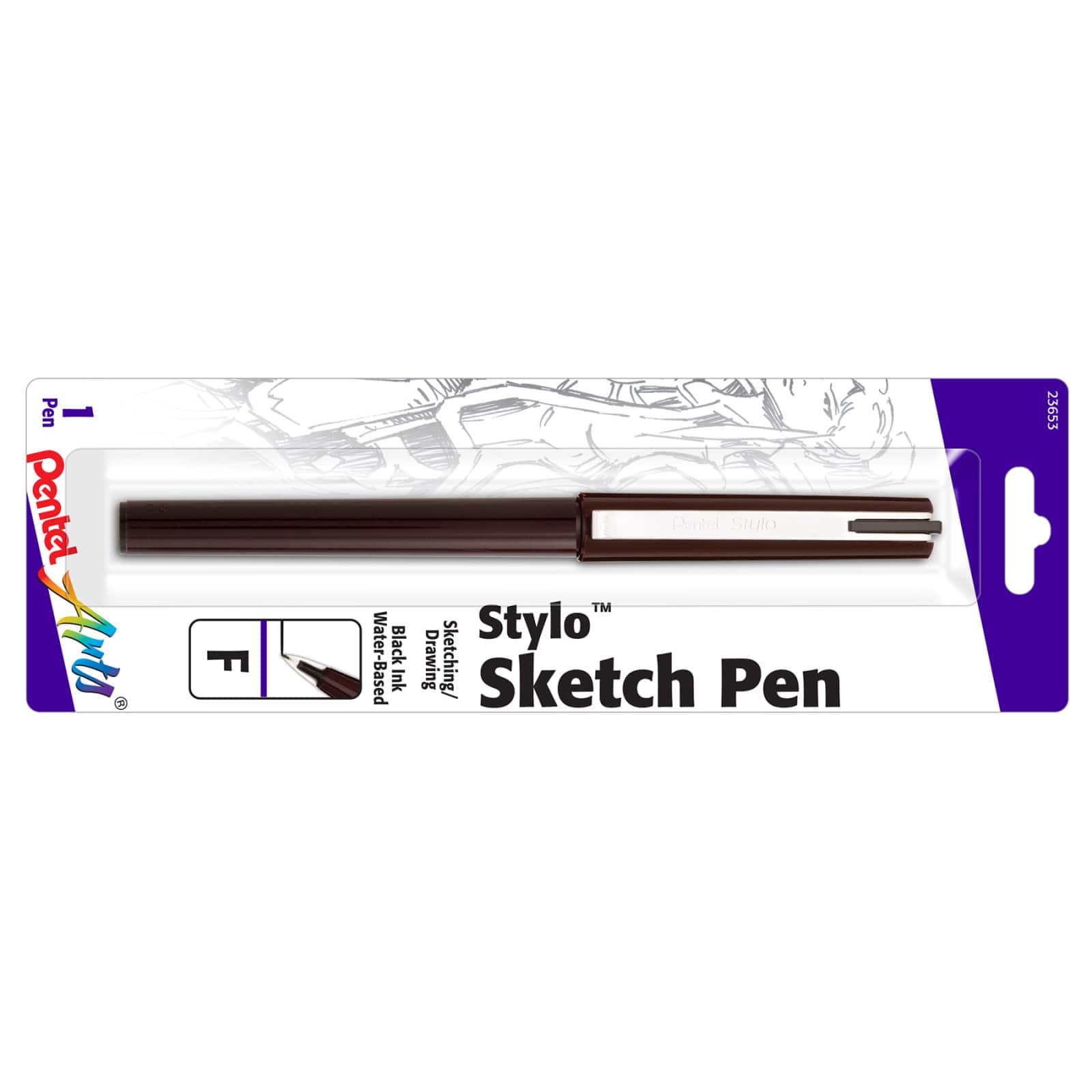 Pentel Arts&#xAE; Stylo&#x2122; Black Sketch Pen