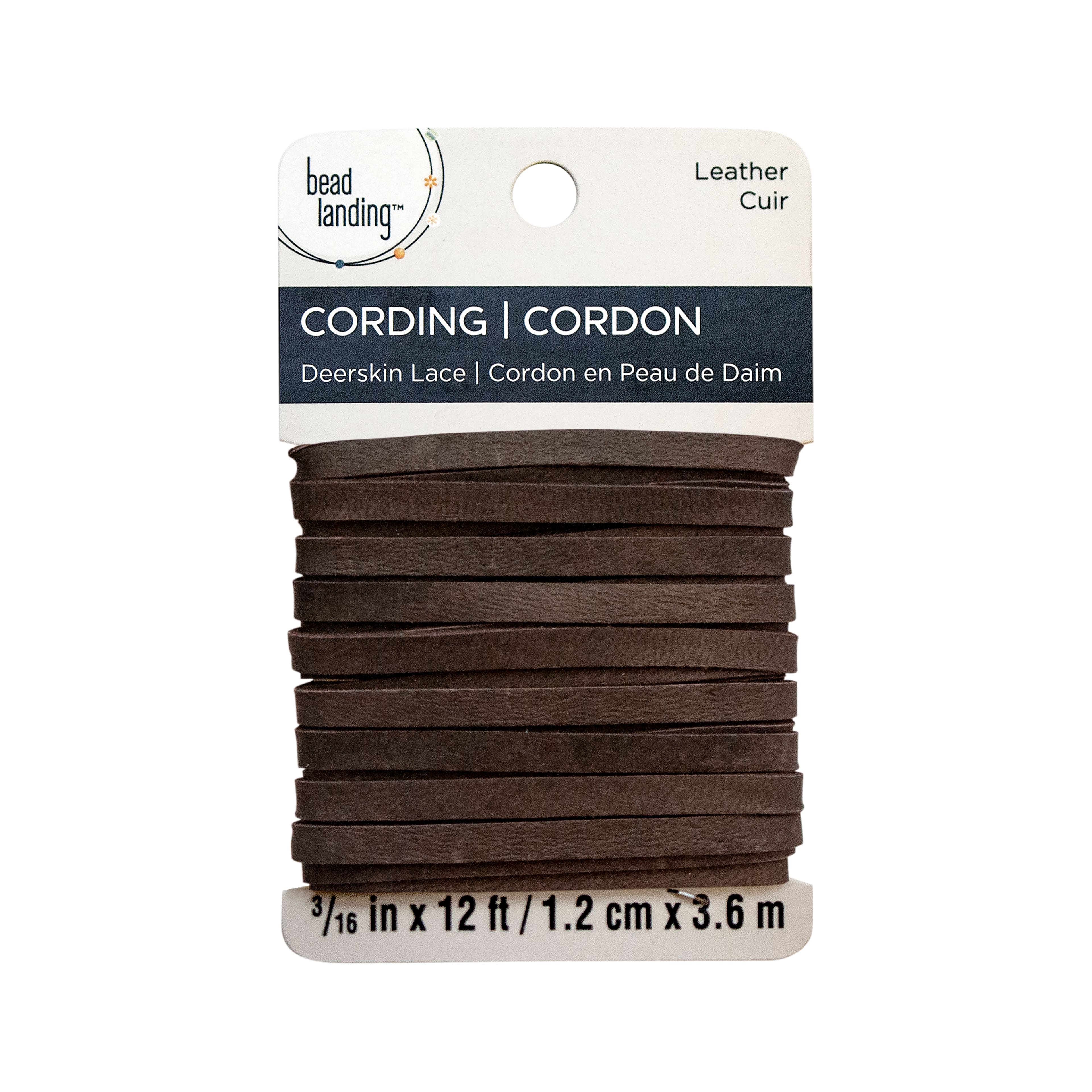 Deerskin Lace Cording by Bead Landing™, Color: Chocolate | Michaels