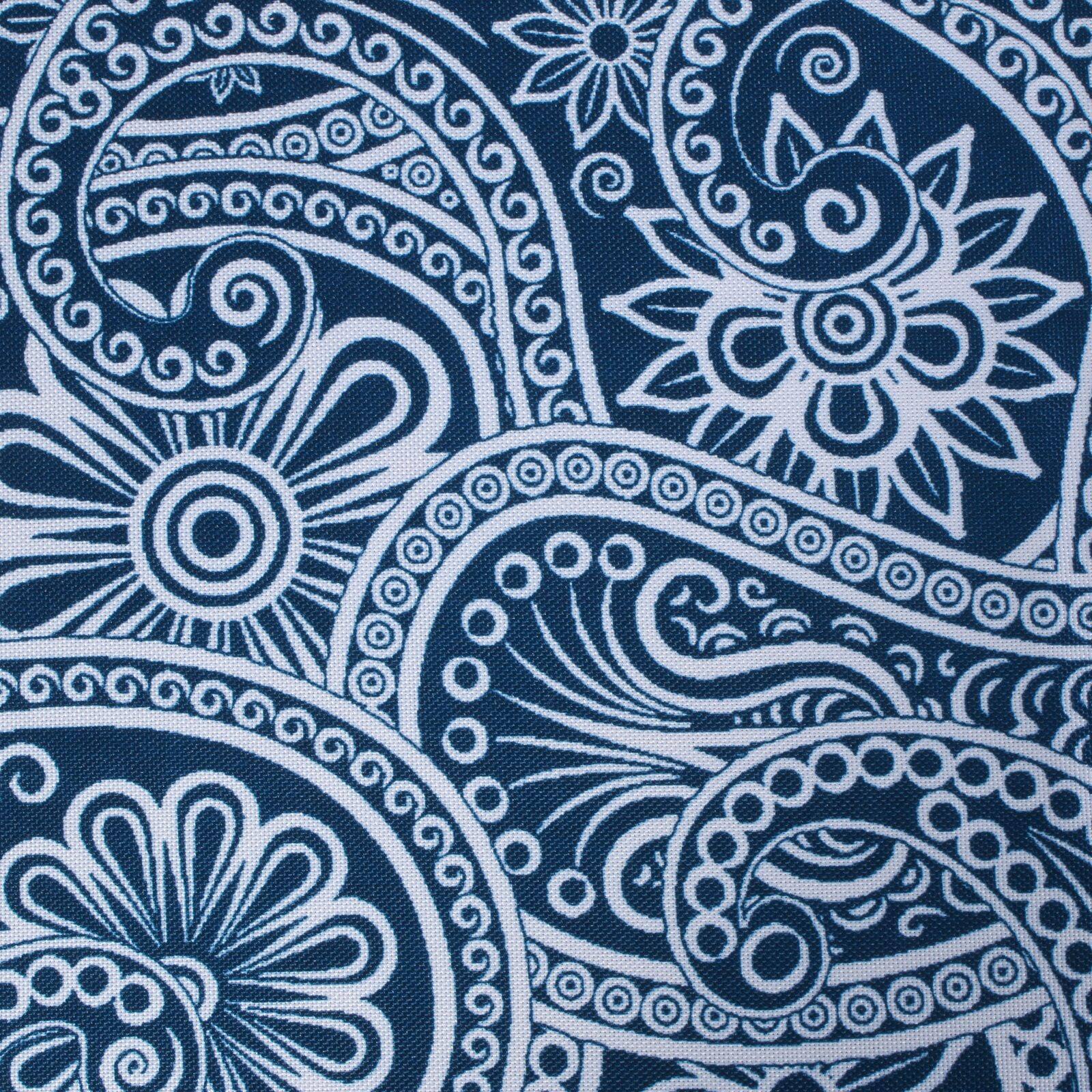 DII&#xAE; Blue Paisley Print Outdoor Napkins, 6ct.
