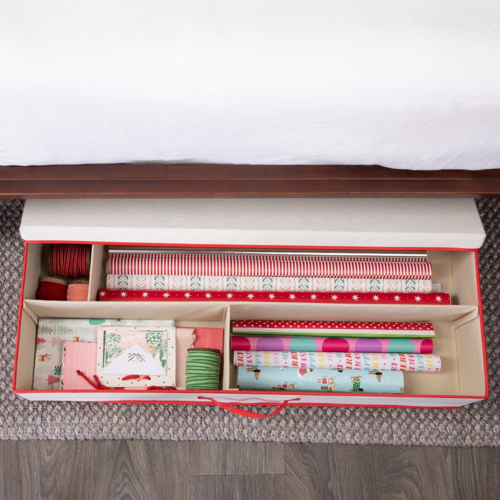 Household Essentials Gift Wrap Storage Box