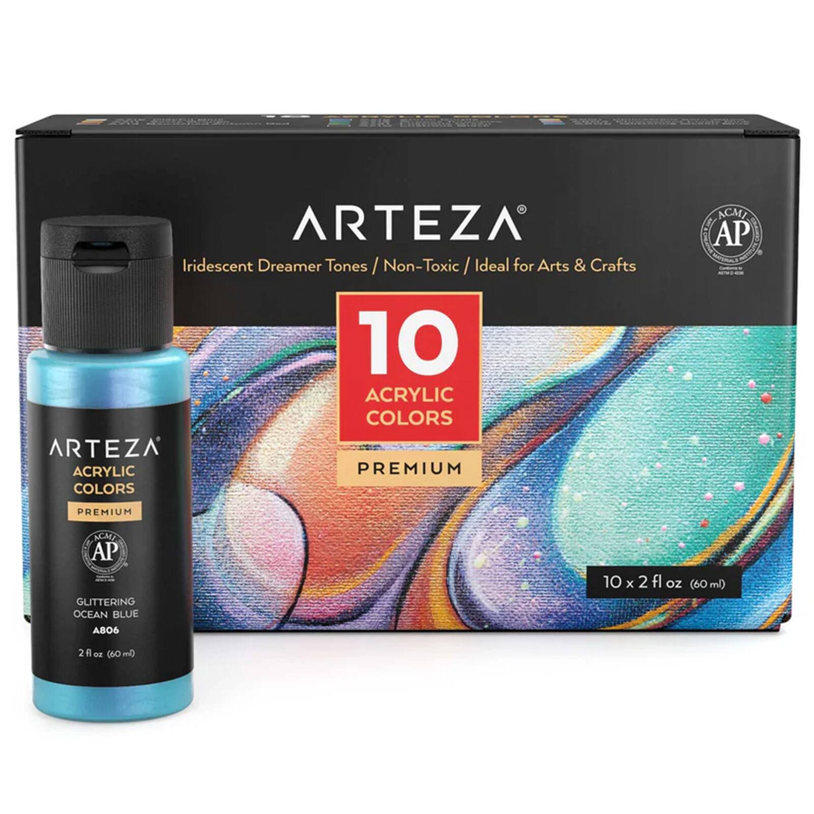 Arteza&#xAE; Dreamer Tones Iridescent Acrylic Paint Set