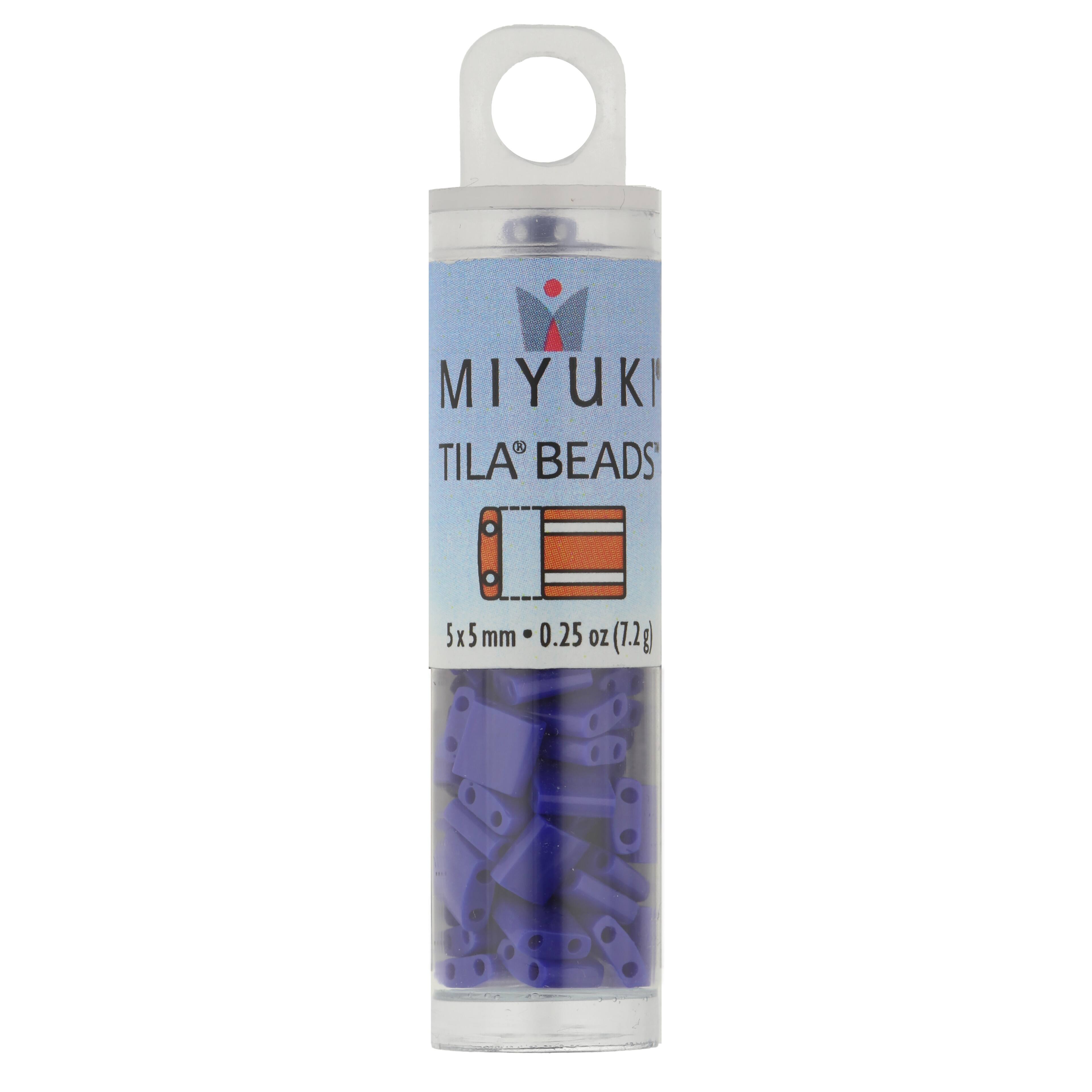 Miyuki&#xAE; Tila&#xAE; 5mm 2-Hole Square Glass Seed Beads