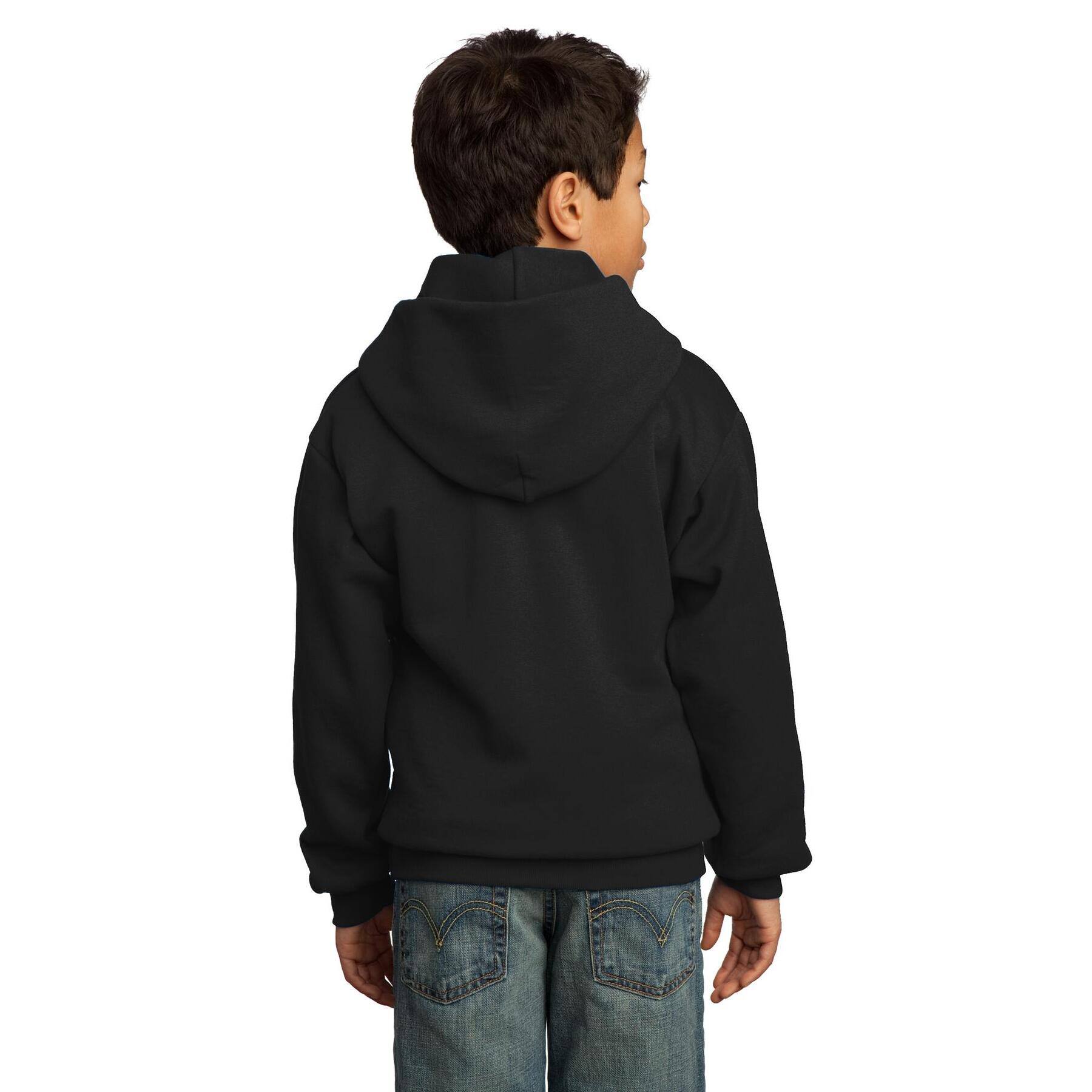 Port & Company® Neutrals Youth Core Fleece Pullover Hooded Sweatshirt