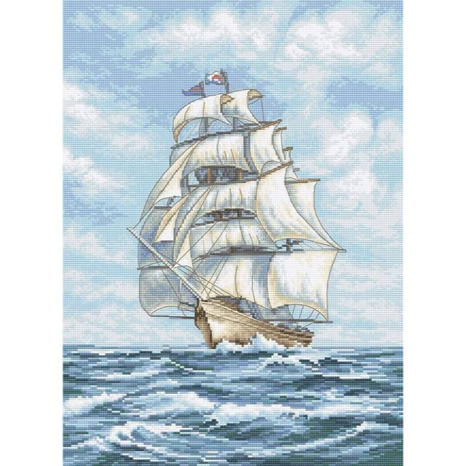Letistitch Ship Counted Cross Stitch Kit