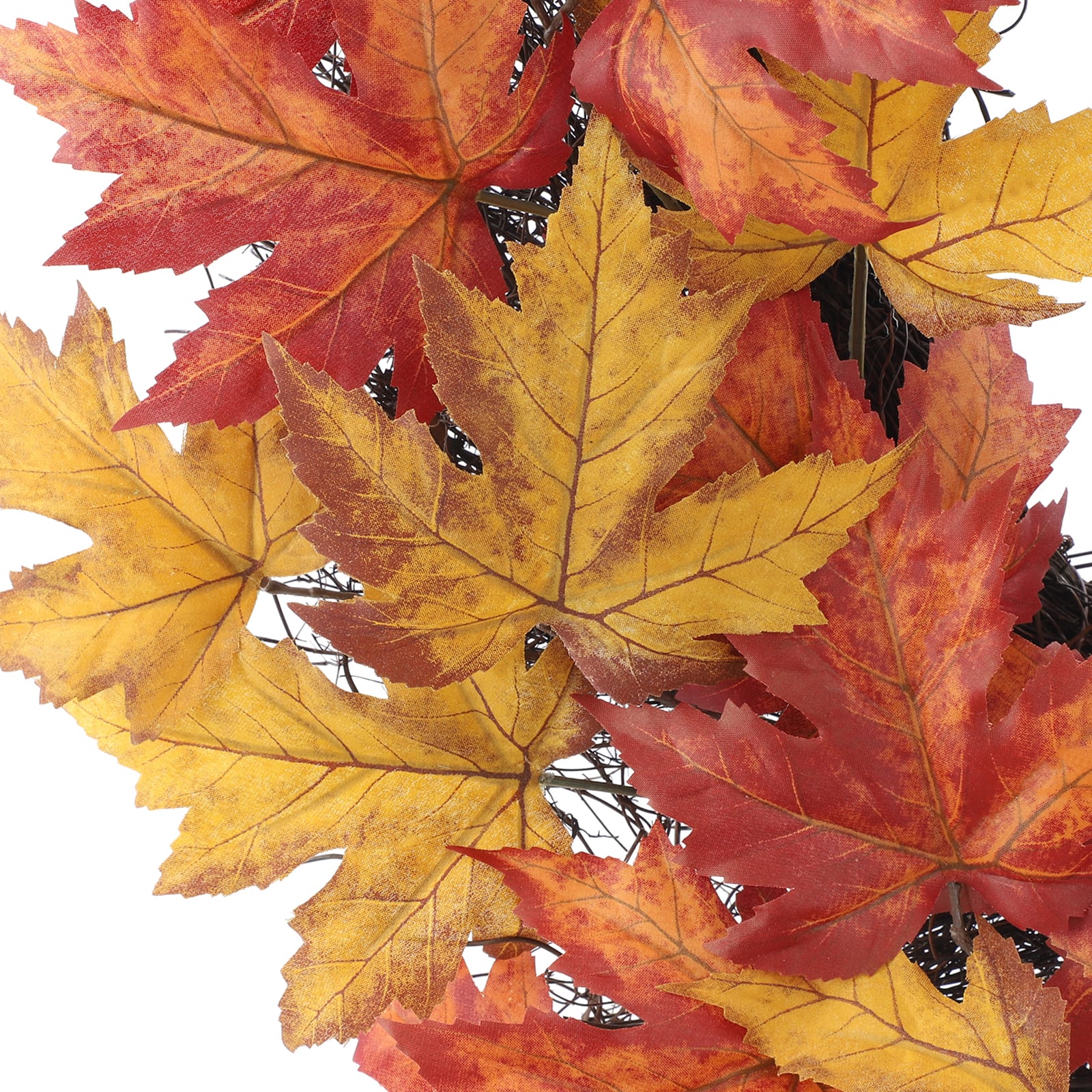 22&#x22; Yellow &#x26; Red Maple Leaves Wreath by Ashland&#xAE;