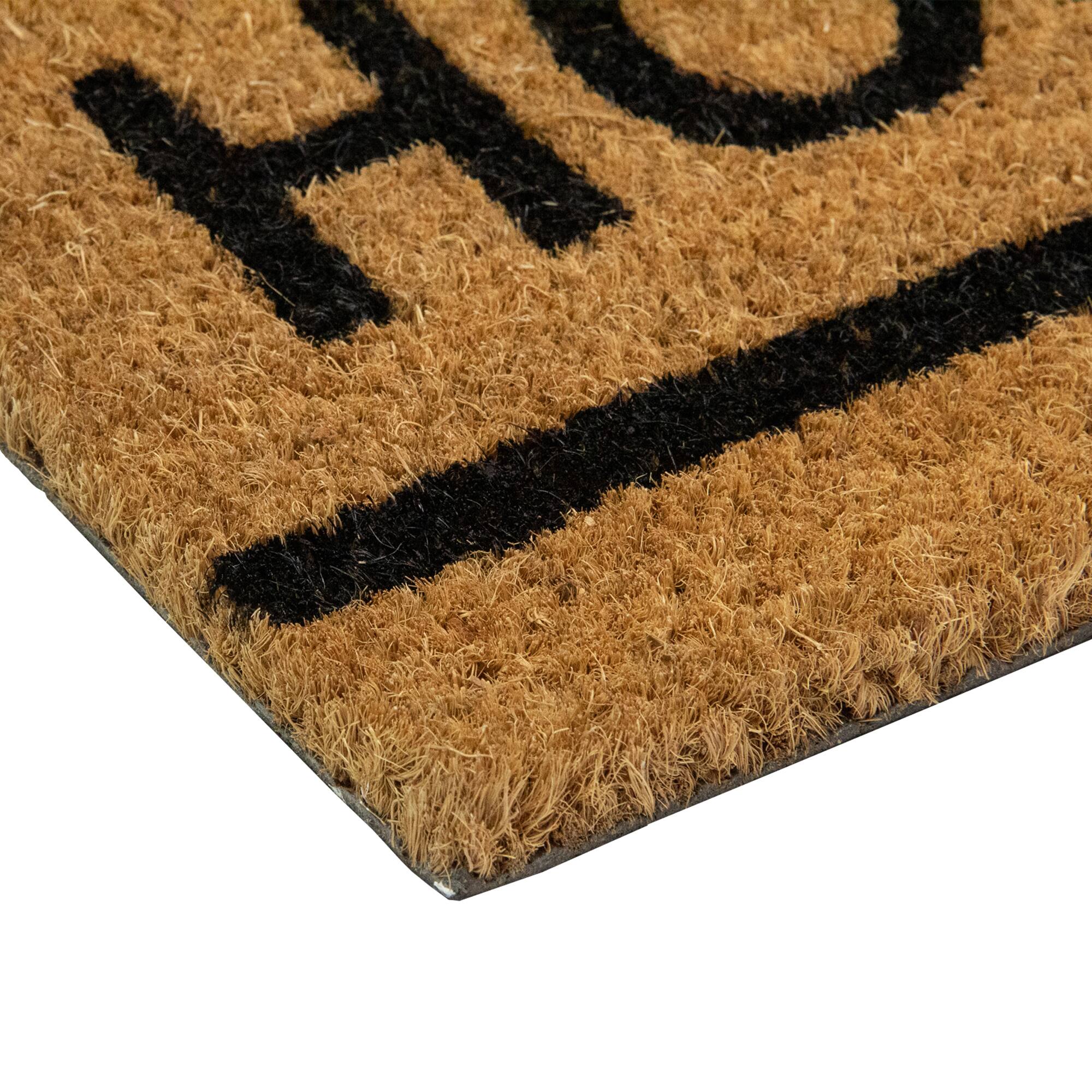 Natural Coir Home Is Where the Heart Is Doormat