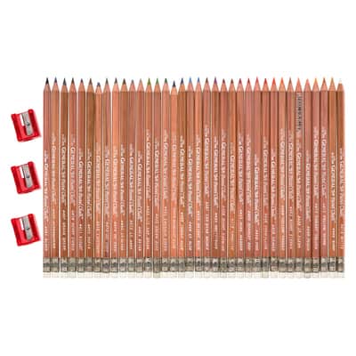 General's® MultiPastel® Chalk Pencil Set, 36 Count
