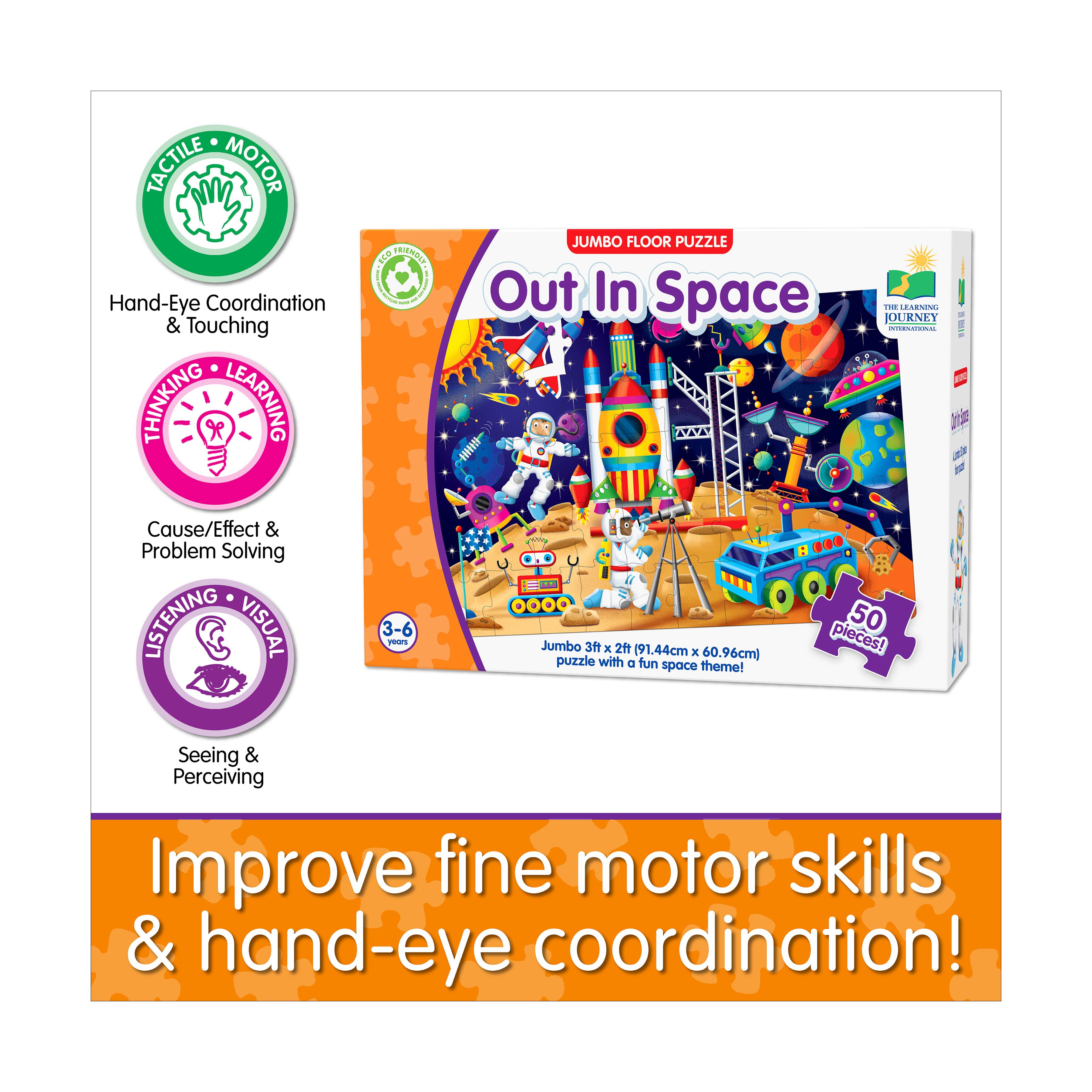 Jumbo Floor Puzzle - Out In Space: 50 Pcs