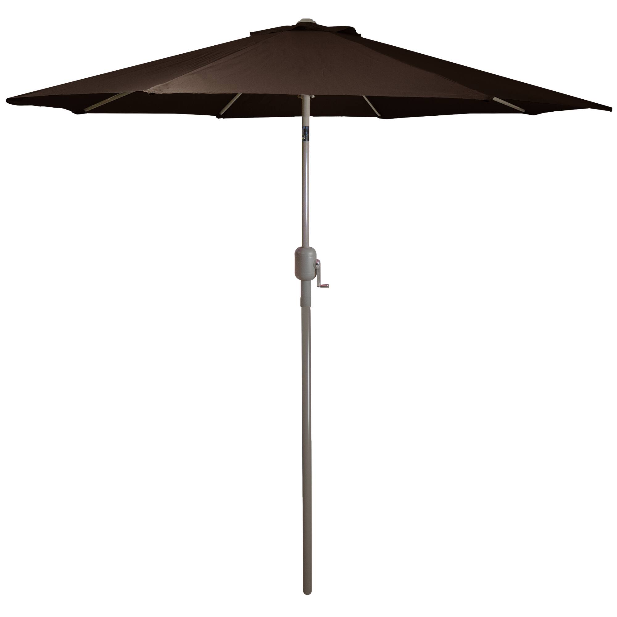 9ft. Outdoor Patio Market Umbrella with Hand Crank & Tilt