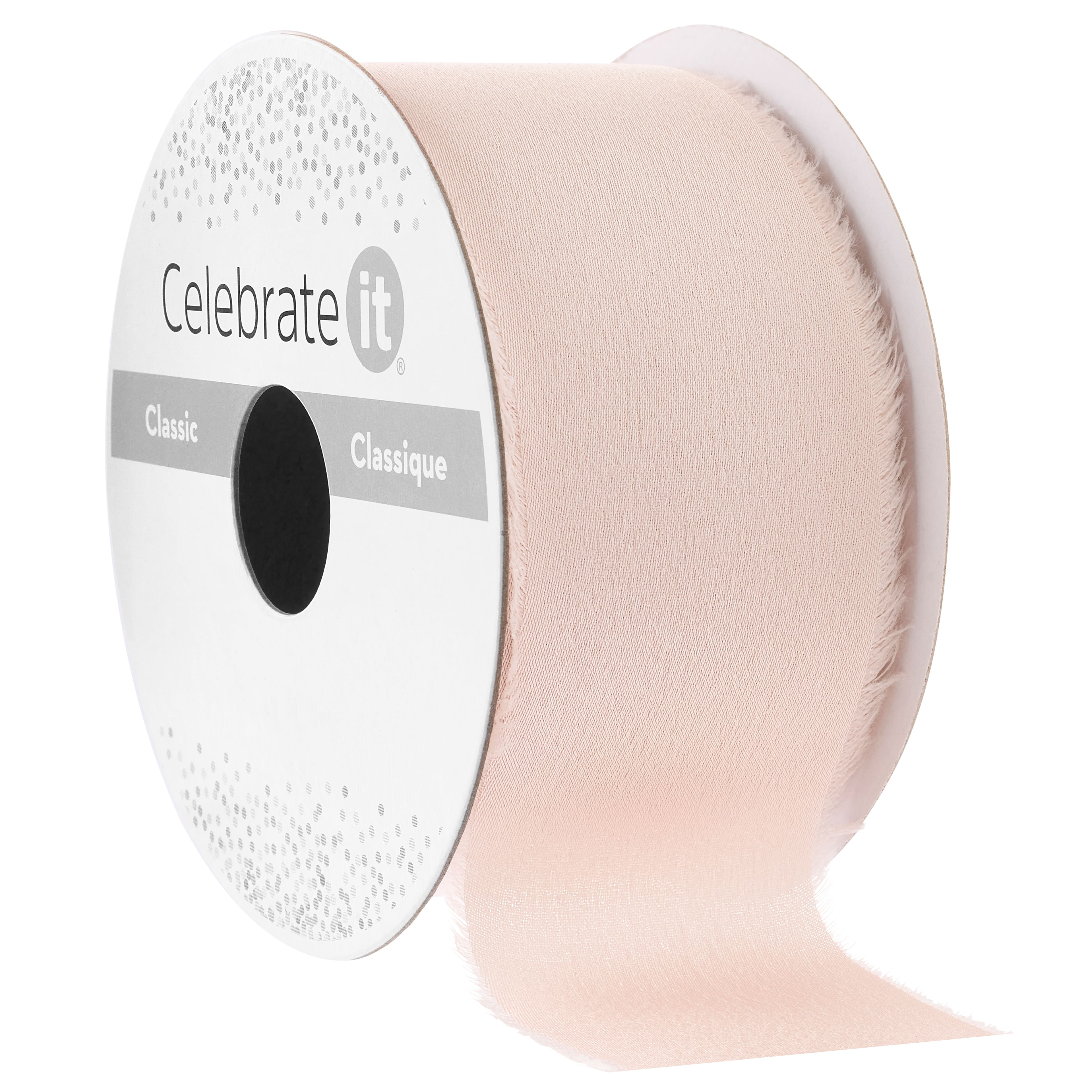 1.5" x 3yd. Frayed Edge Ribbon by Celebrate It™ Classic