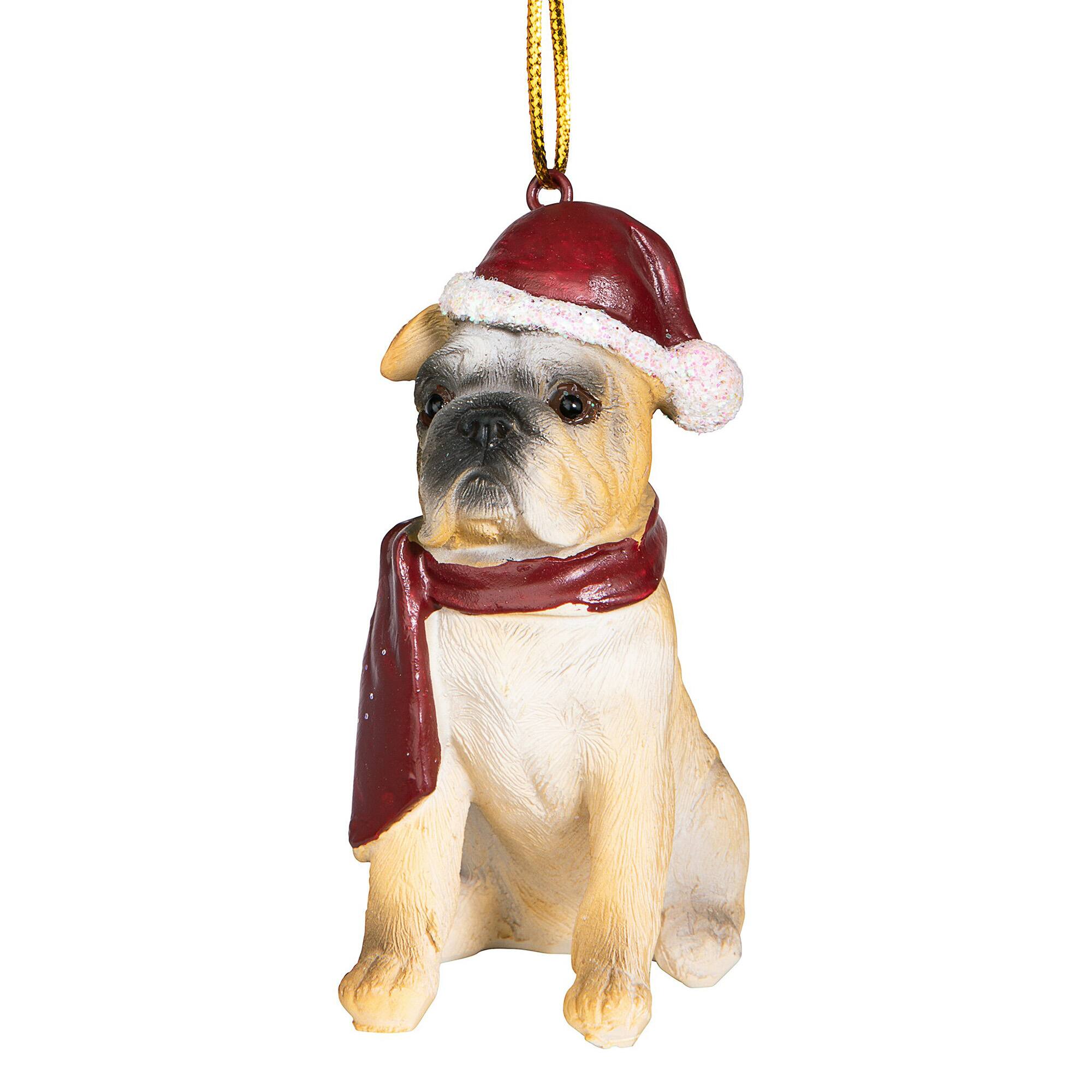 Design Toscano 3.5&#x22; Bulldog Ornament Sculpture