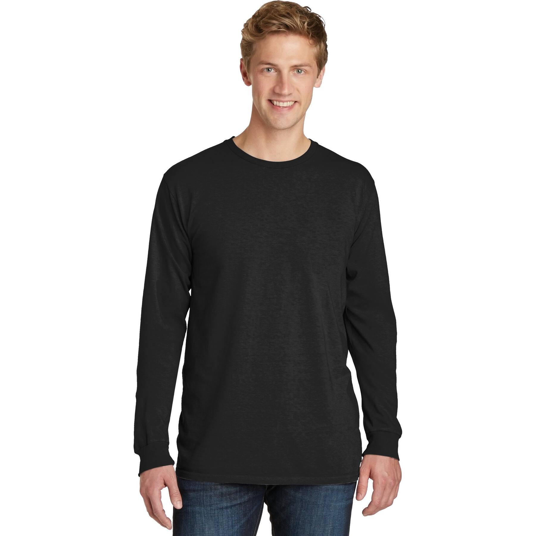 Port &#x26; Company&#xAE; Beach Wash&#x2122; Garment-Dyed Long Sleeve Adult T-Shirt