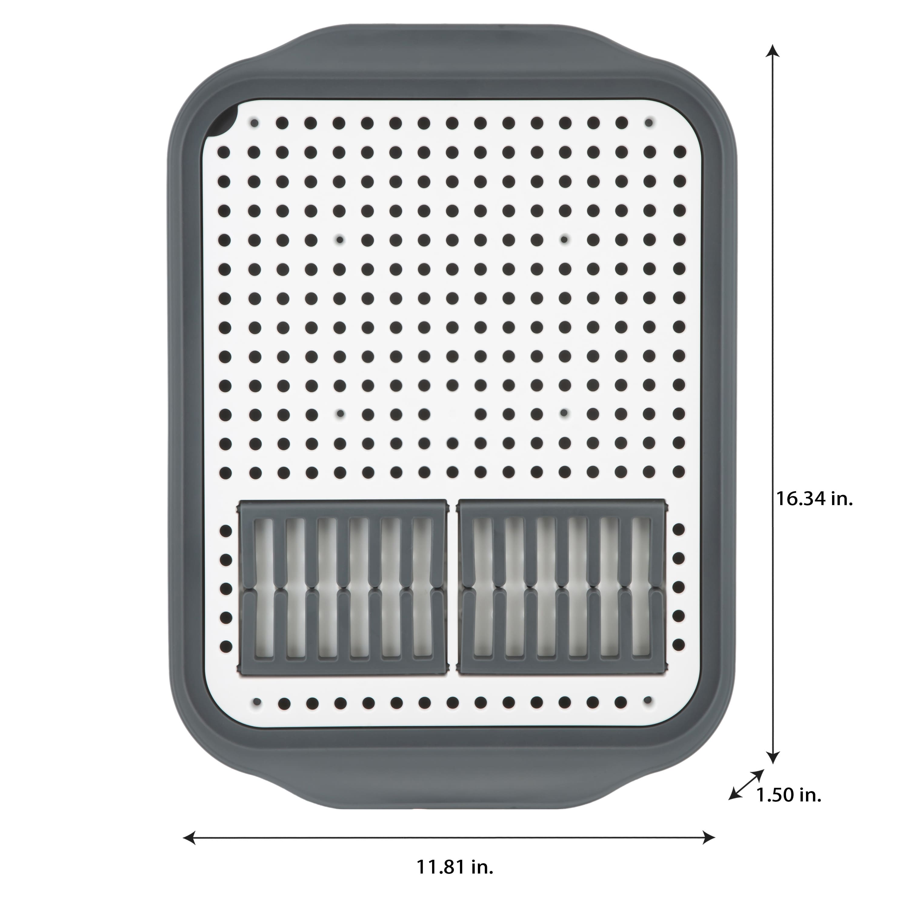 Kitchen Details 2-Tone Self Draining Dish Rack