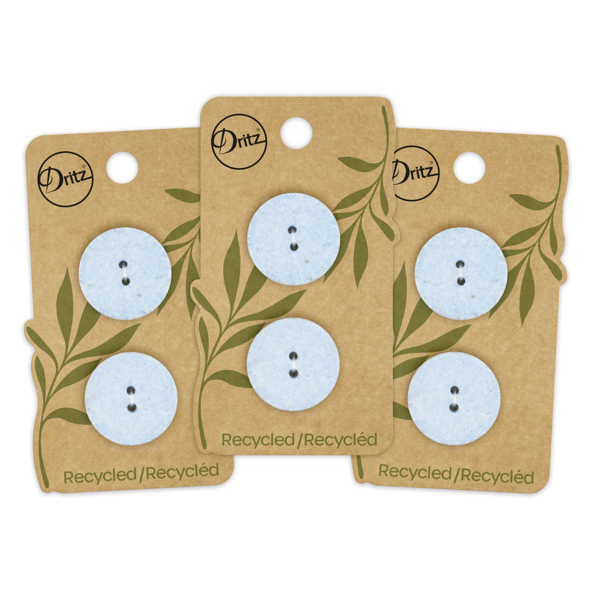 Dritz&#xAE; 23mm Recycled Cotton Round Buttons, 6ct.