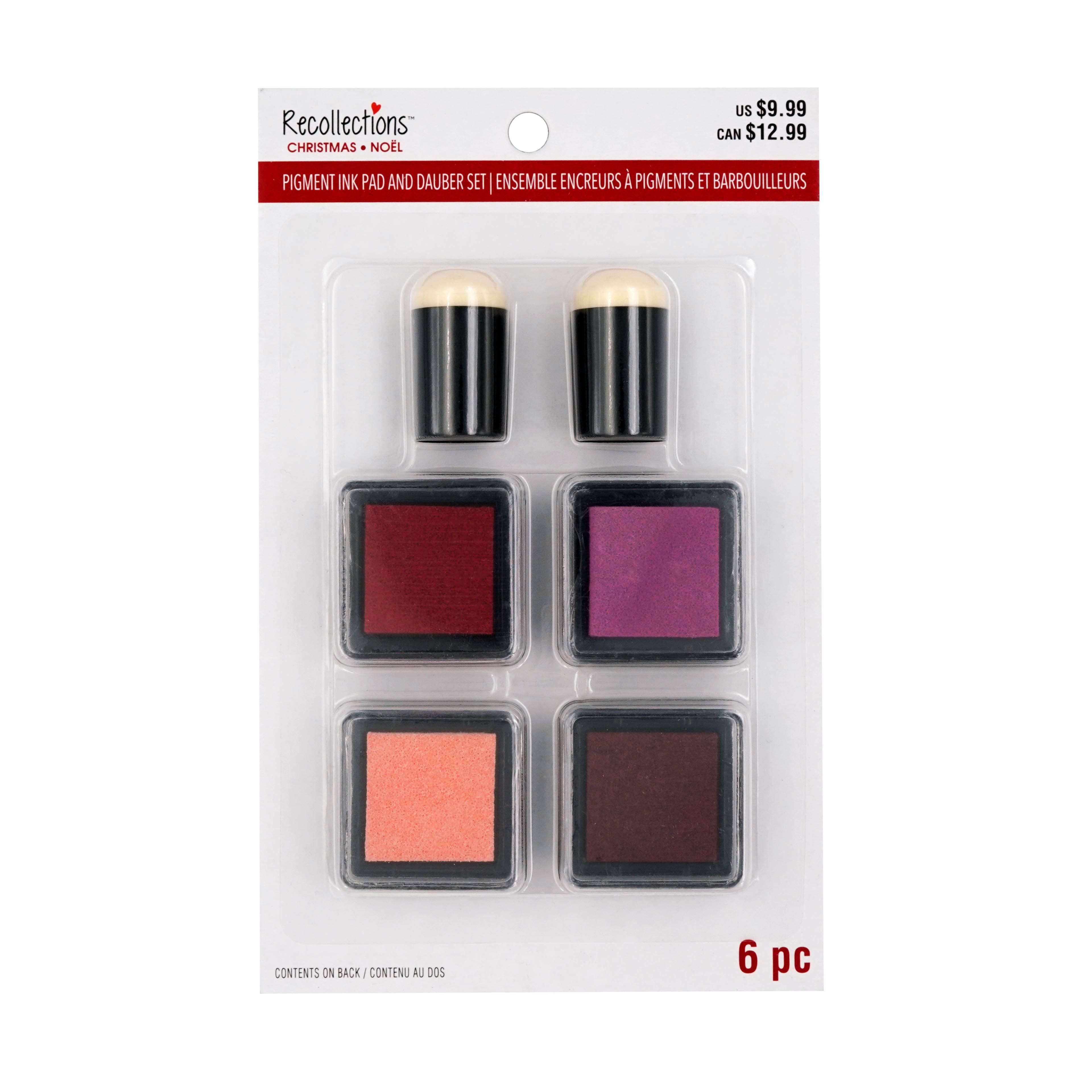 Red Pigment Ink Pad &#x26; Dauber Set by Recollections&#x2122;