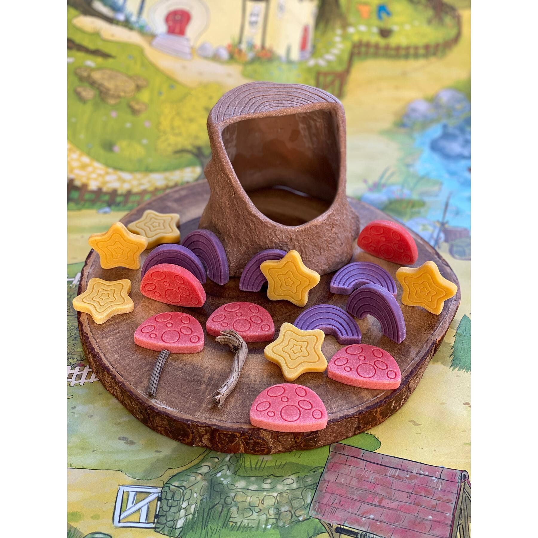 Yellow Door Scenery Stones Fairy Tale Play Set