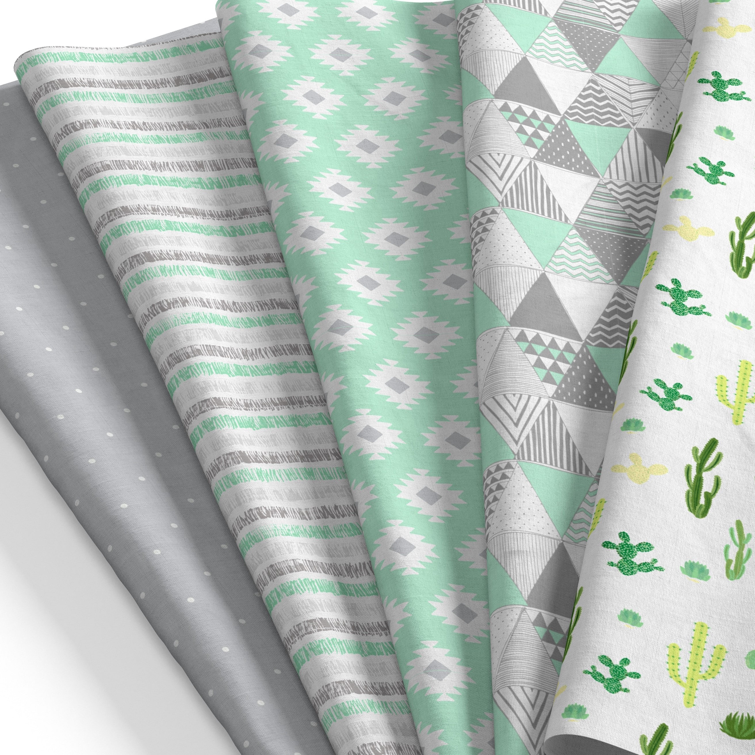 SINGER Cactus Days Cotton Fabric Fat Quarters