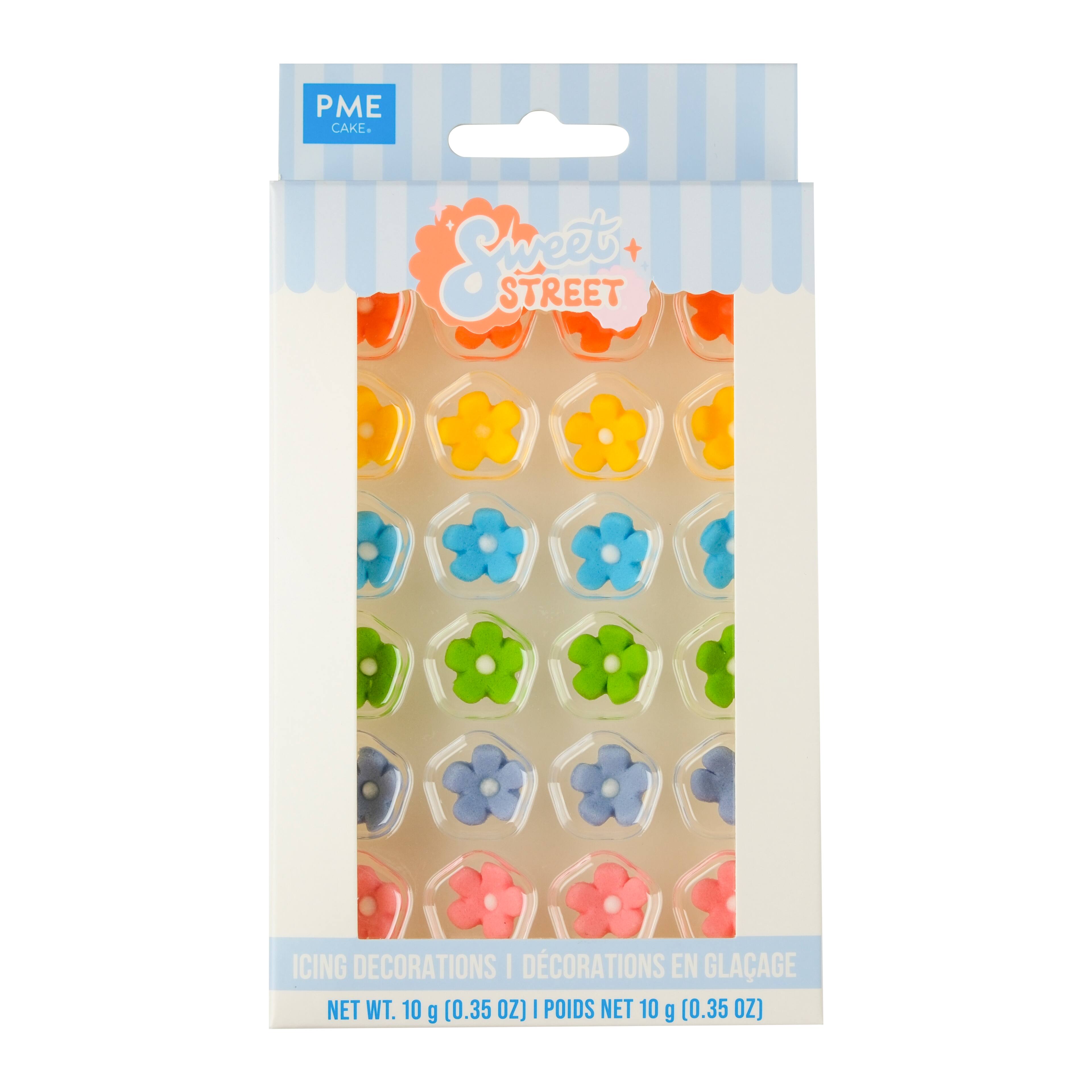 PME Cake Sweet Street&#xAE; Mini Blossoms Icing Decorations