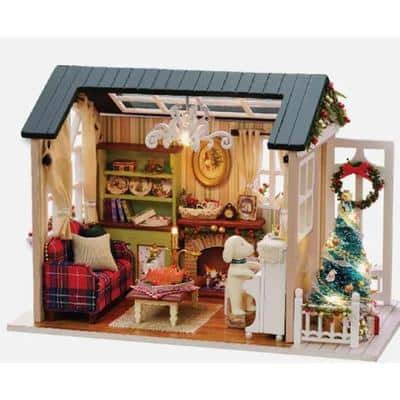 Wizardi Miniature Roombox Hut Dollhouse Kit | Michaels