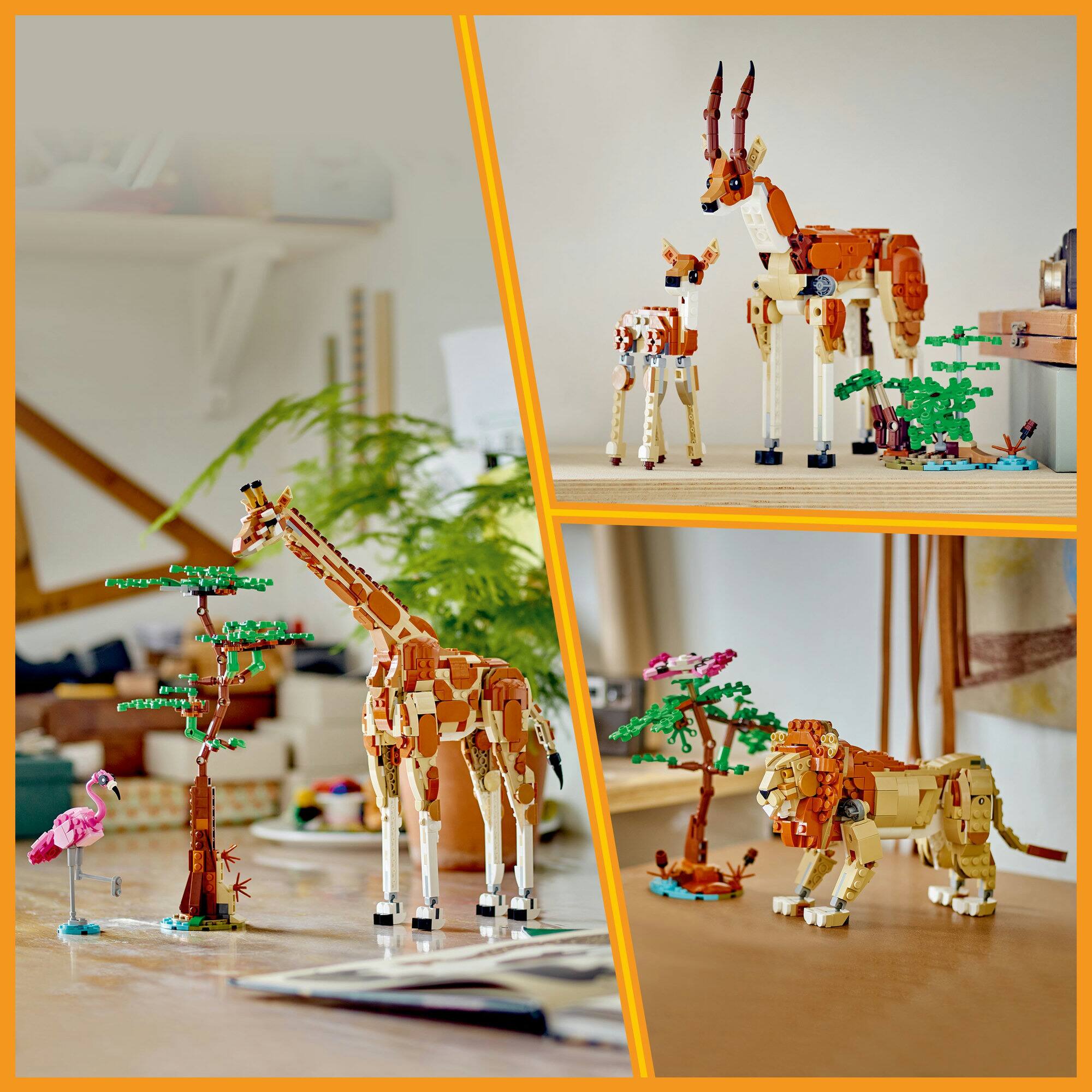 LEGO&#xAE; Creator Wild Safari Animals 3in1 Set 31150
