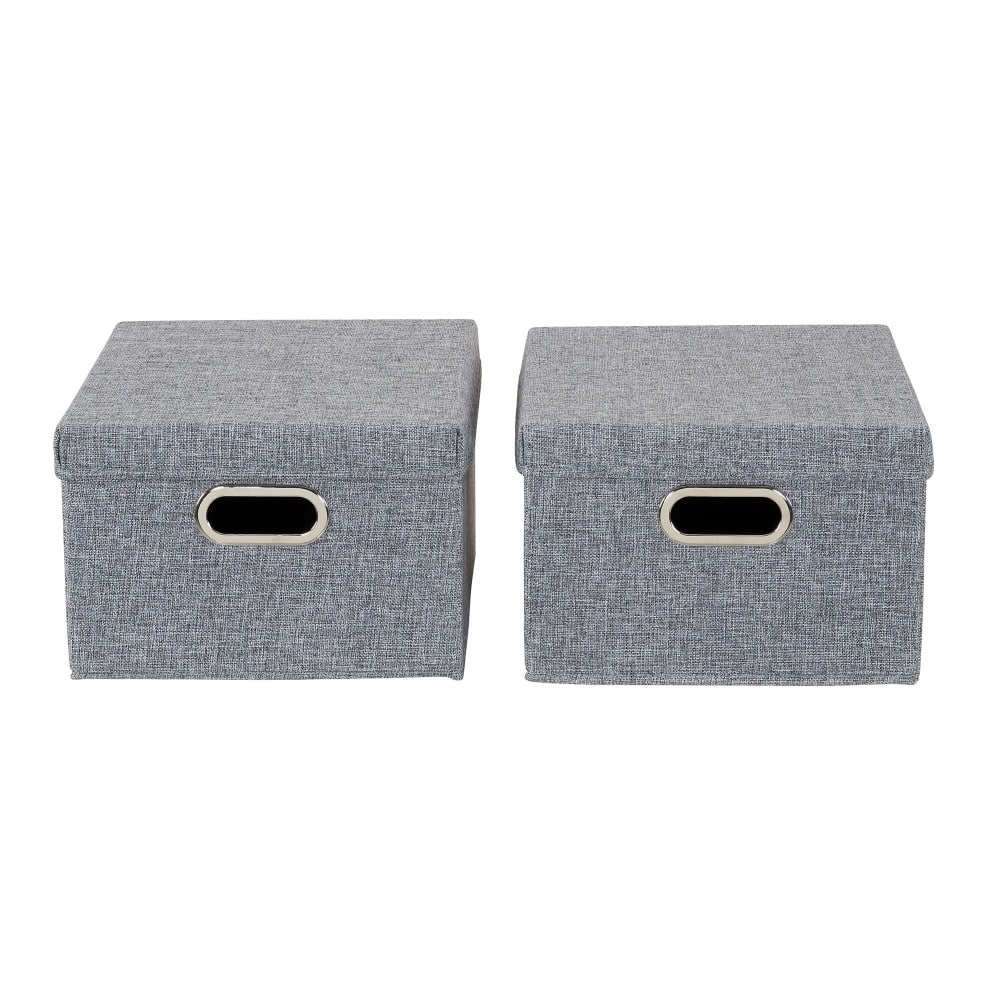 Household Essentials Storage Bins with Lids, 2ct.