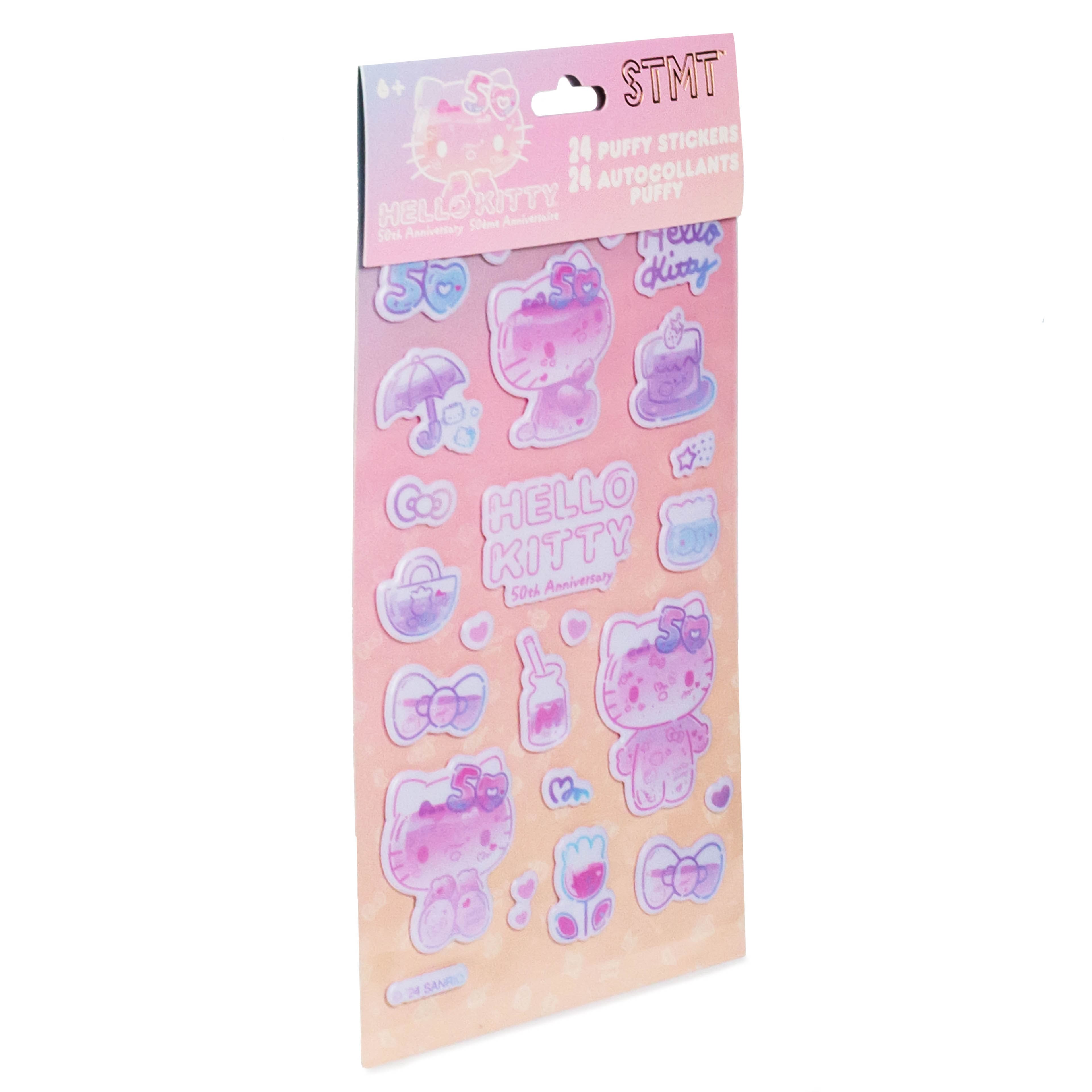 STMT&#xAE; Hello Kitty&#xAE; 50th Anniversary Pastel Puffy Stickers