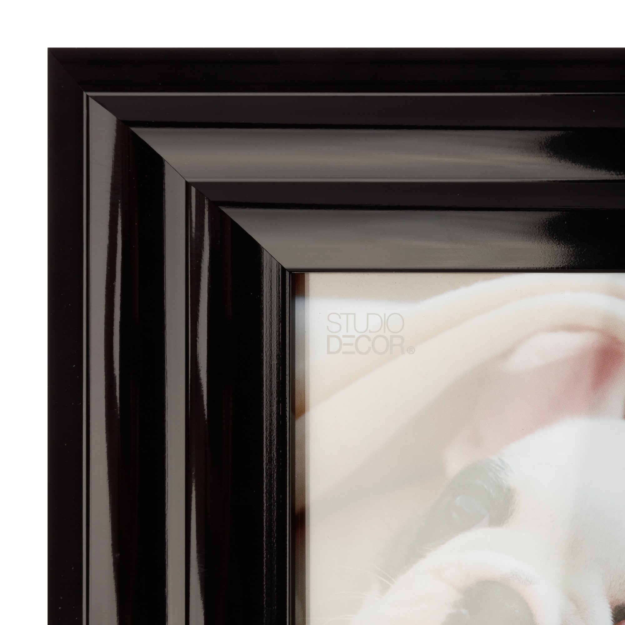 Black High Gloss 5&#x22; x 7&#x22; Frame, Expressions&#x2122; by Studio D&#xE9;cor&#xAE;