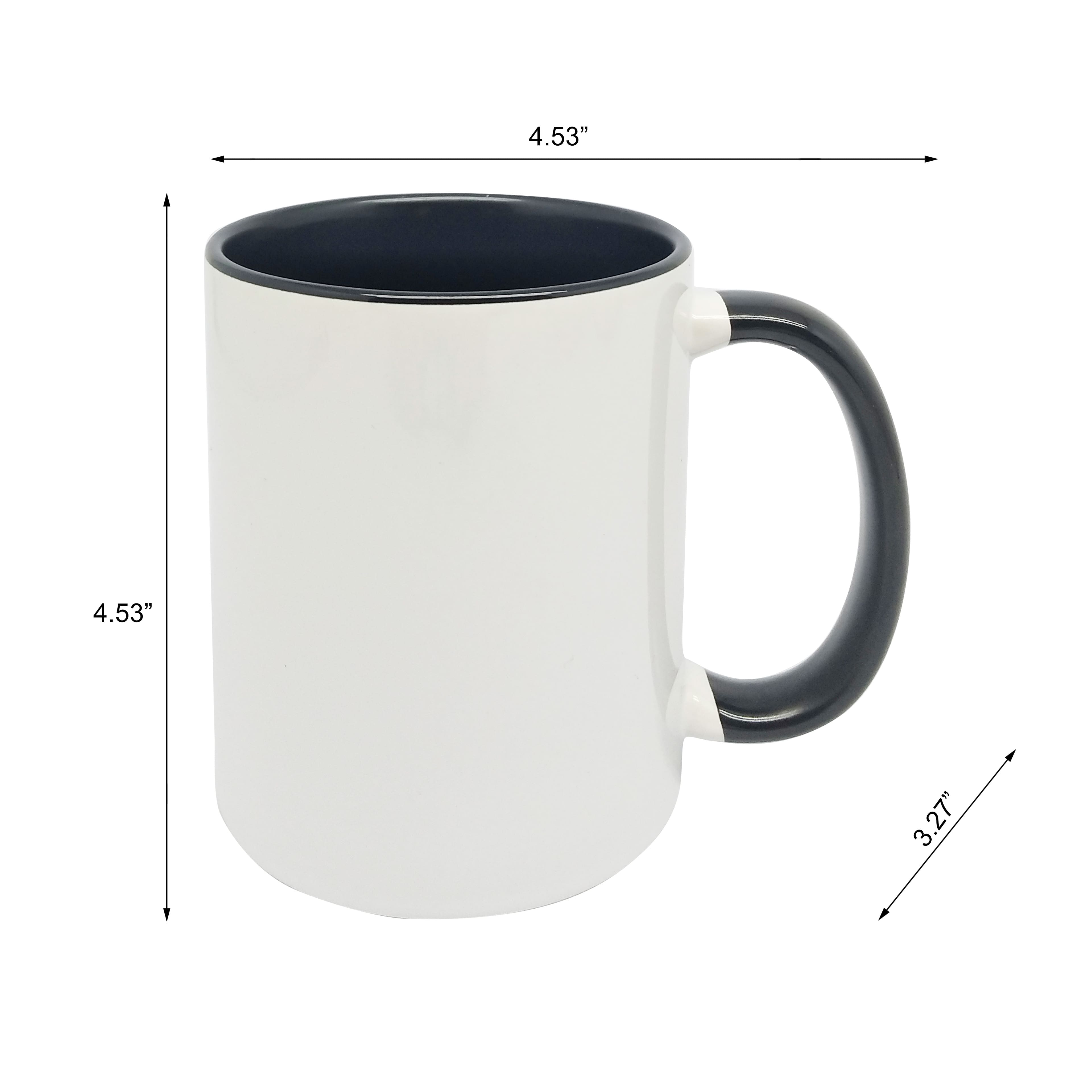 6 Packs: 6 ct. (36 total) 11.8oz. 2-Tone Ceramic Sublimation Mugs by Make Market®