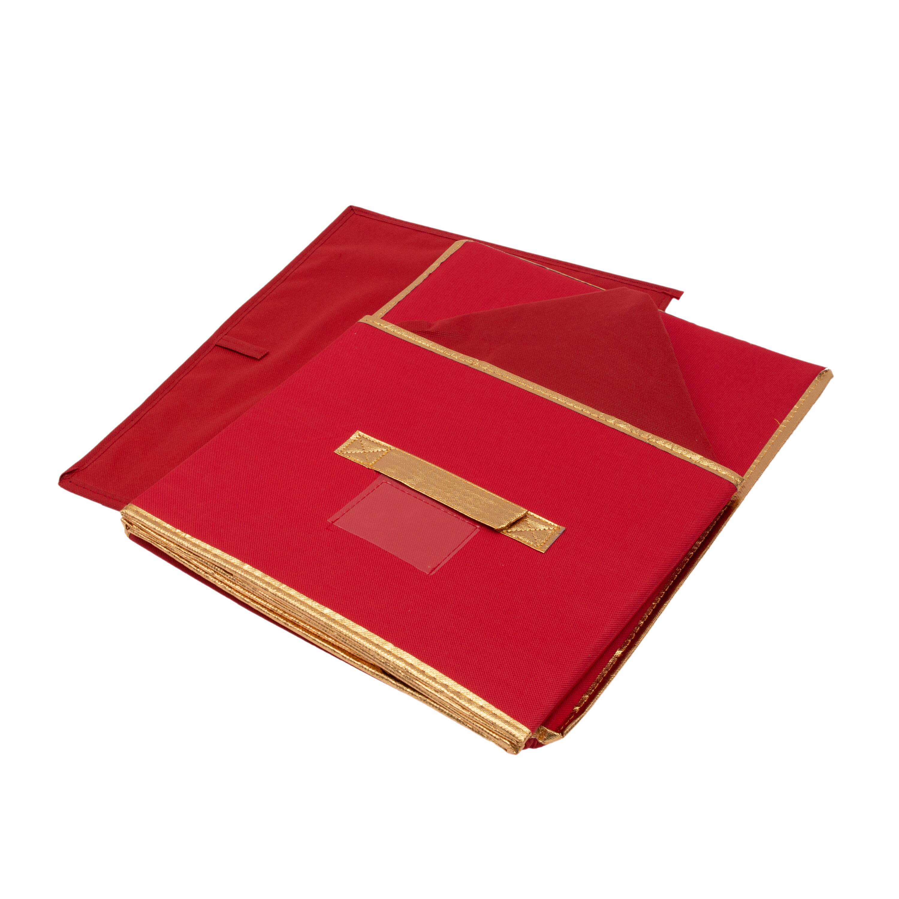 Simplify Red Holiday Jumbo Storage Box
