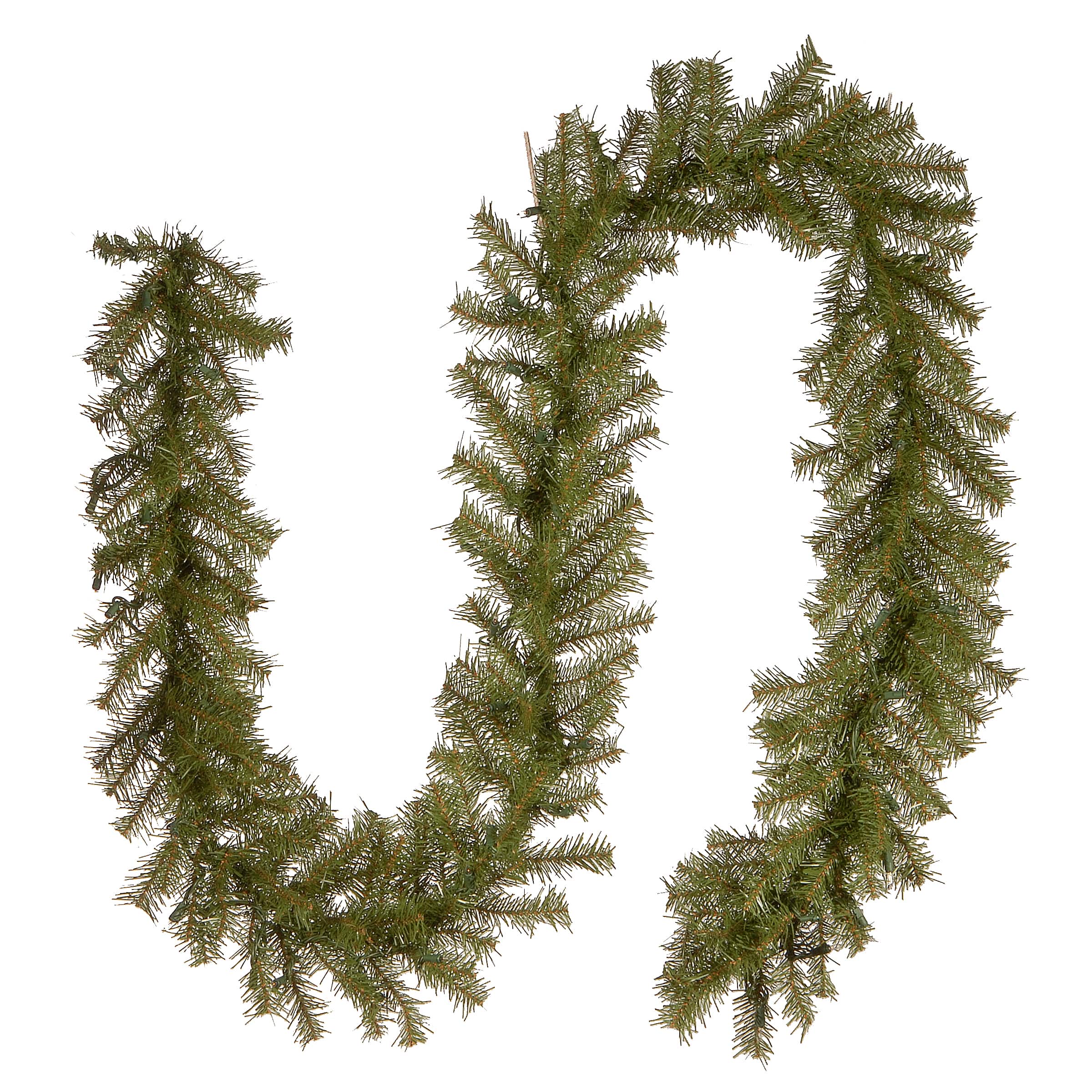 9ft. Pre-Lit Norwood Fir Garland, Clear Lights