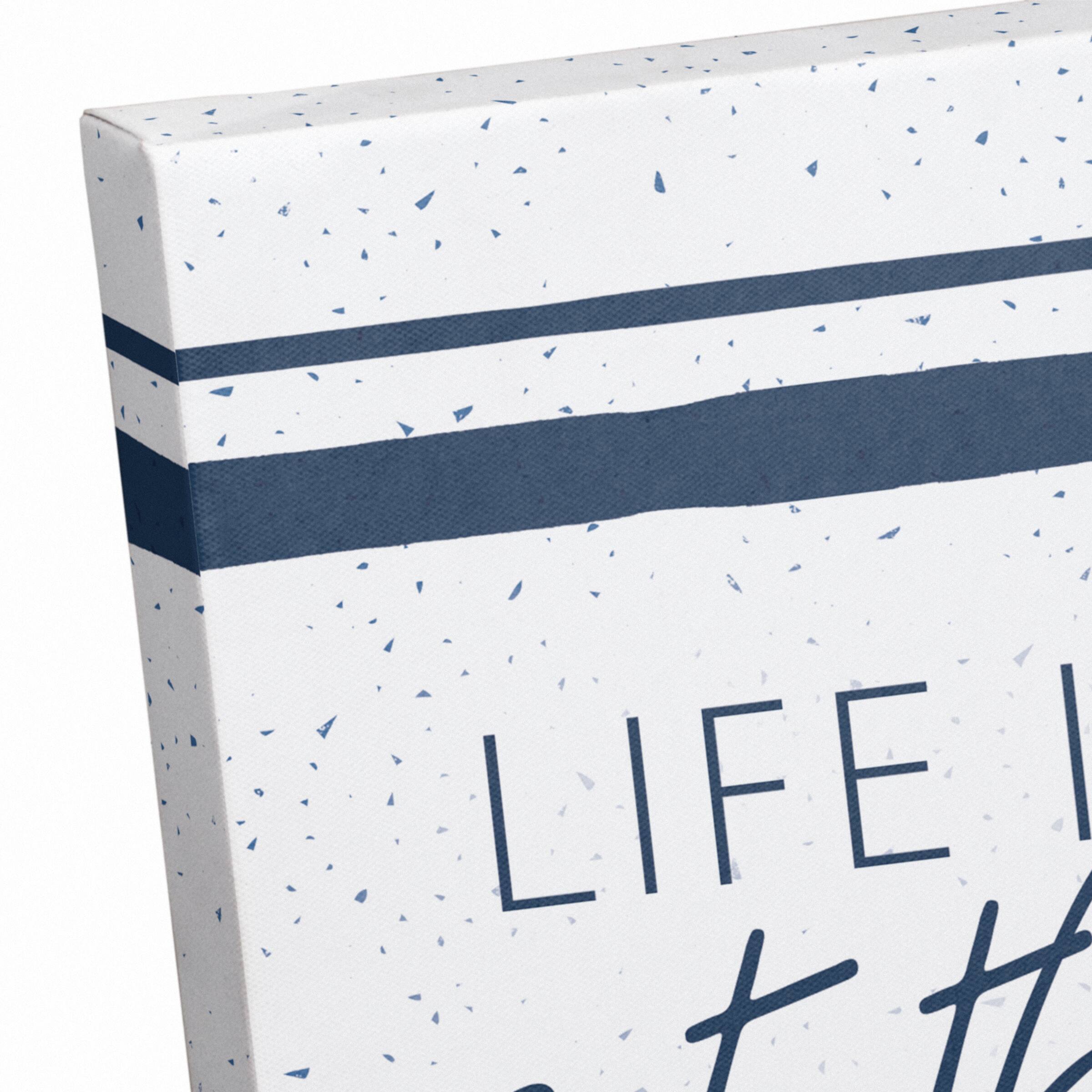 Life Is Better At The Beach 11" x 14" Canvas Wall Art