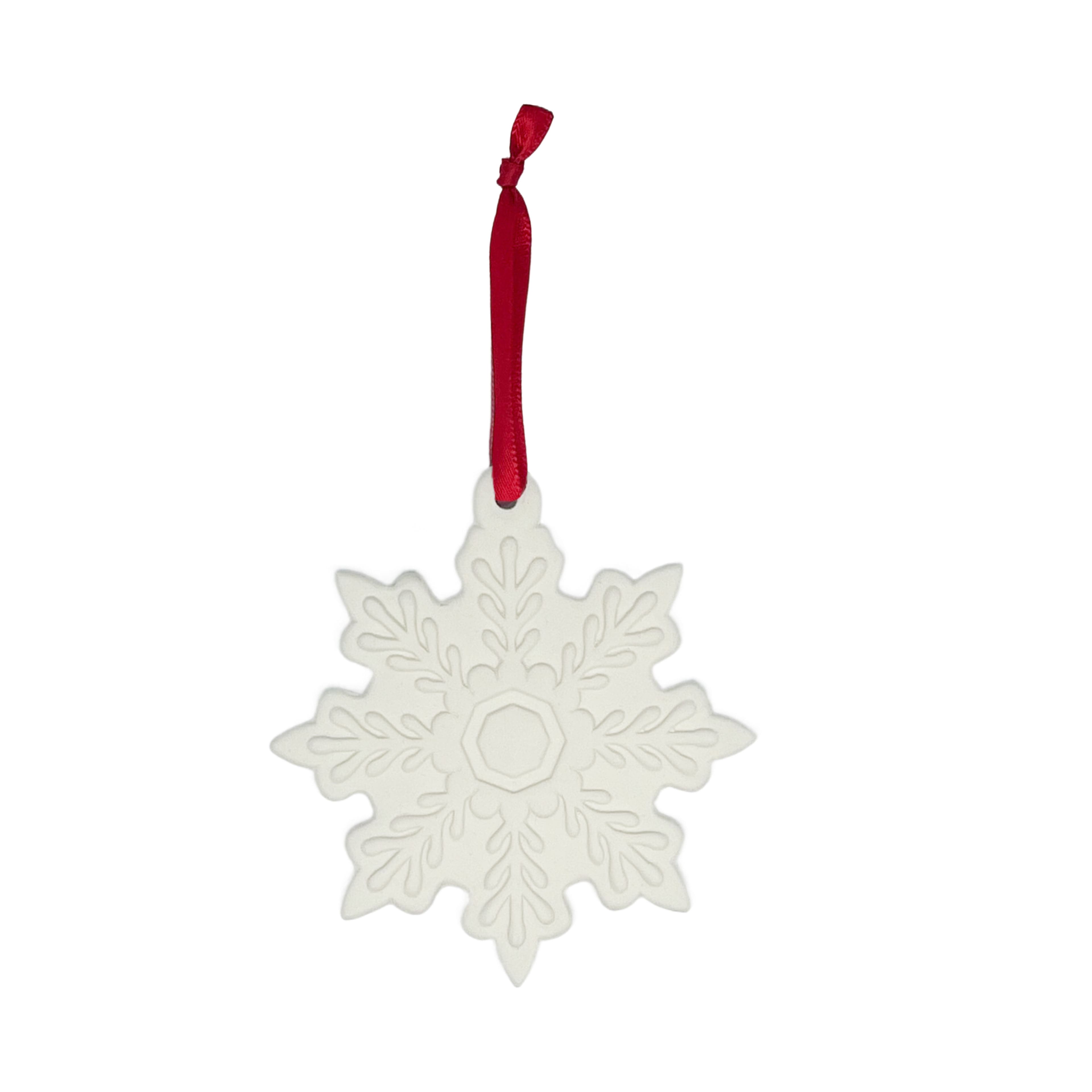 4&#x22; Snowflake DIY Ceramic Ornament by Make Market&#xAE;