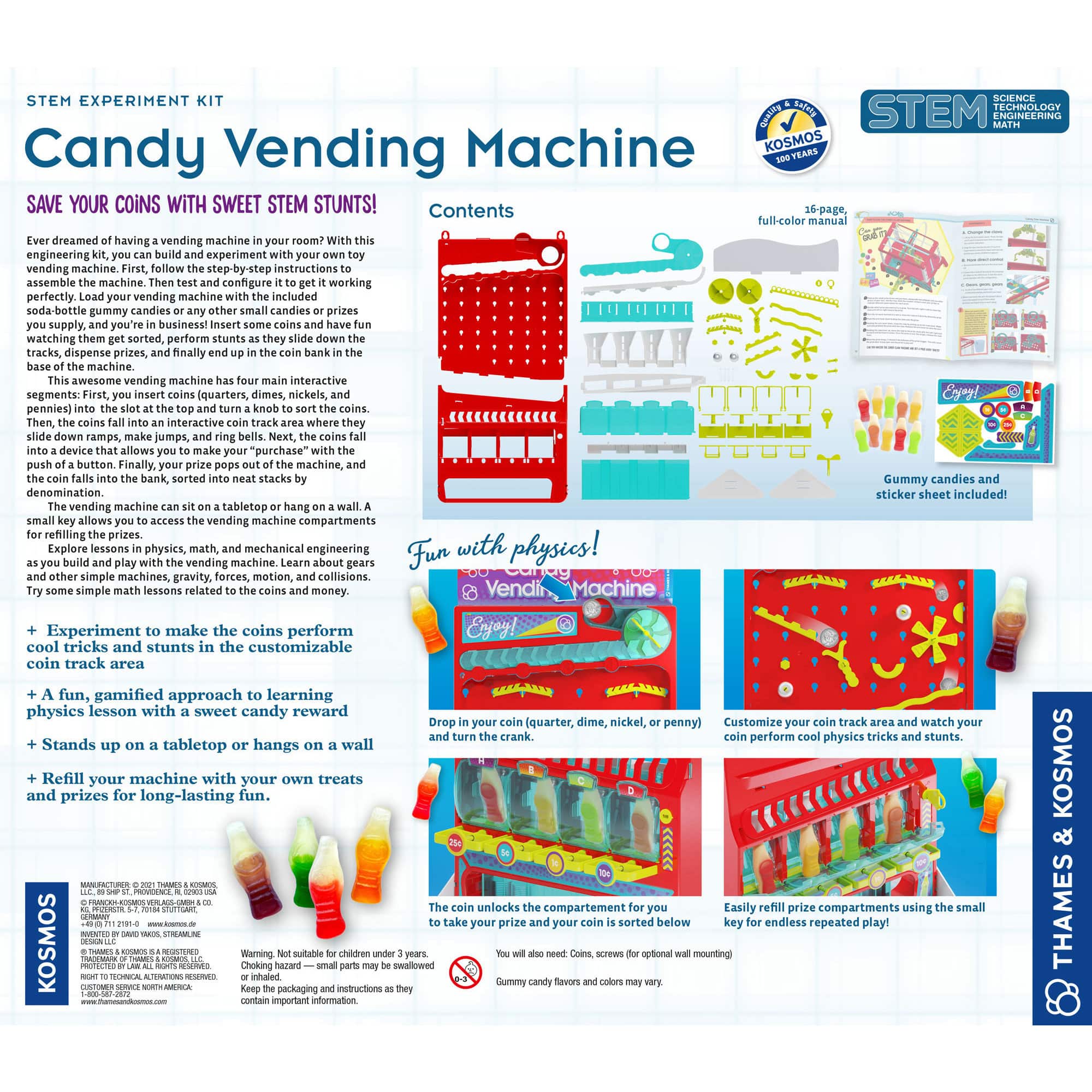 Thames & Kosmos Super Stunts & Tricks Candy Vending Machine