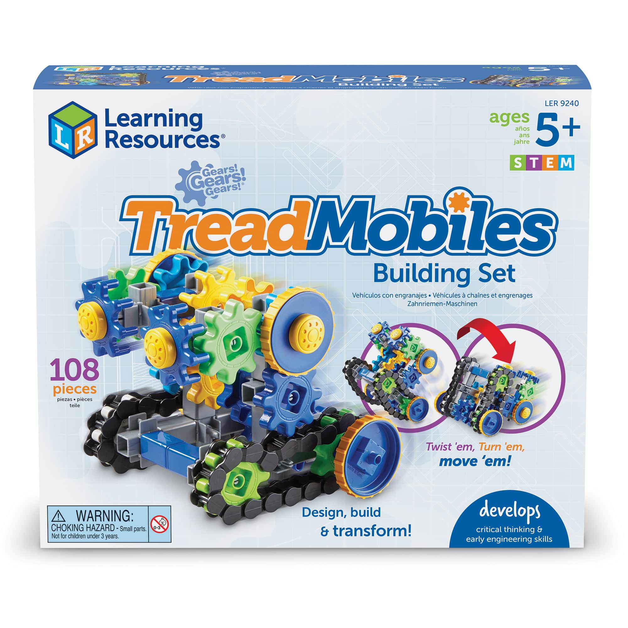Learning Resources Gears! Gears! Gears! Treadmobiles