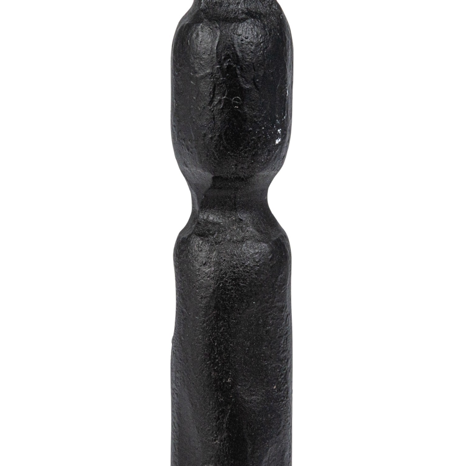 Hello Honey&#xAE; Black Decorative Hand-Forged Metal Taper Candle Holder