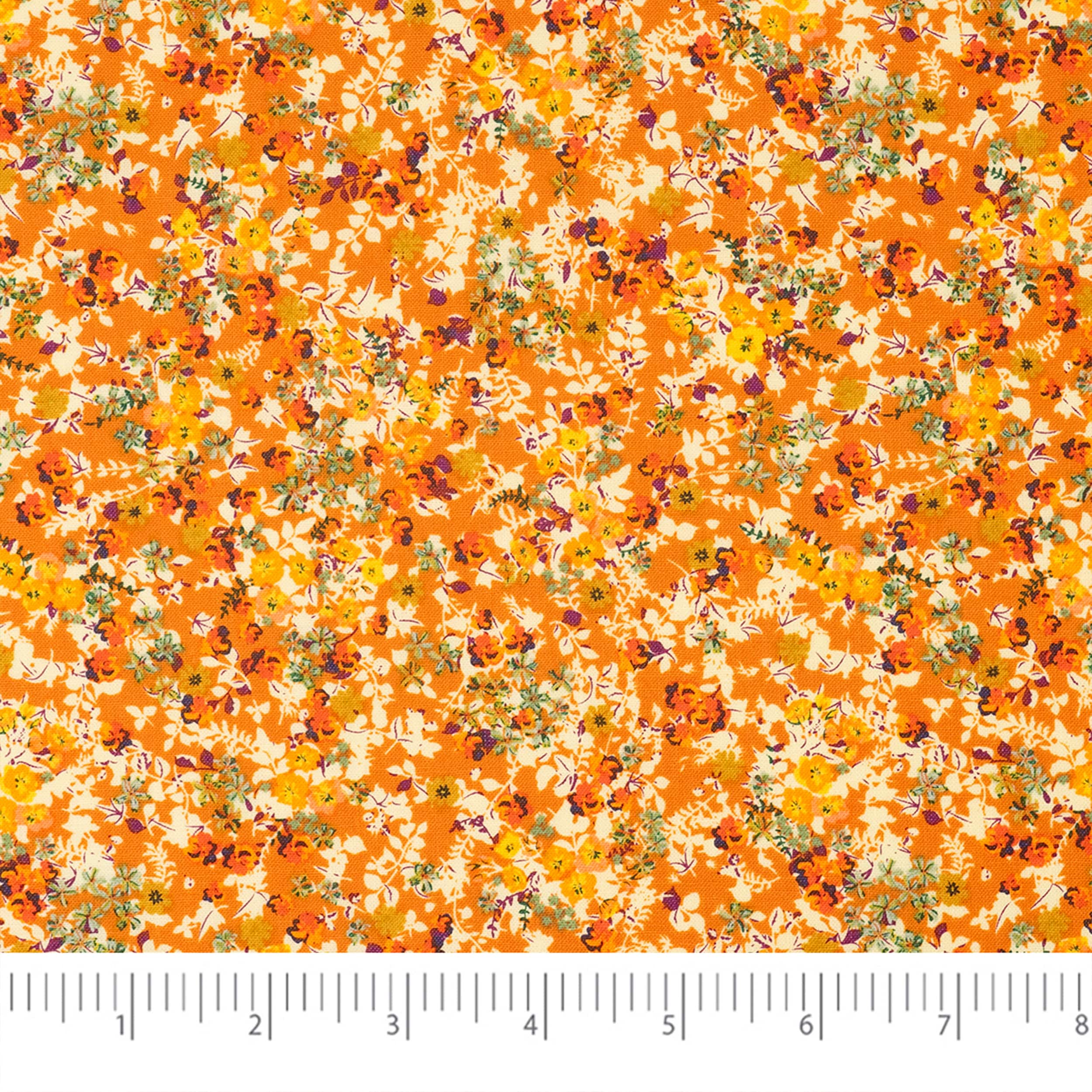 SINGER Orange Butterfly Cotton Fabric Bundle