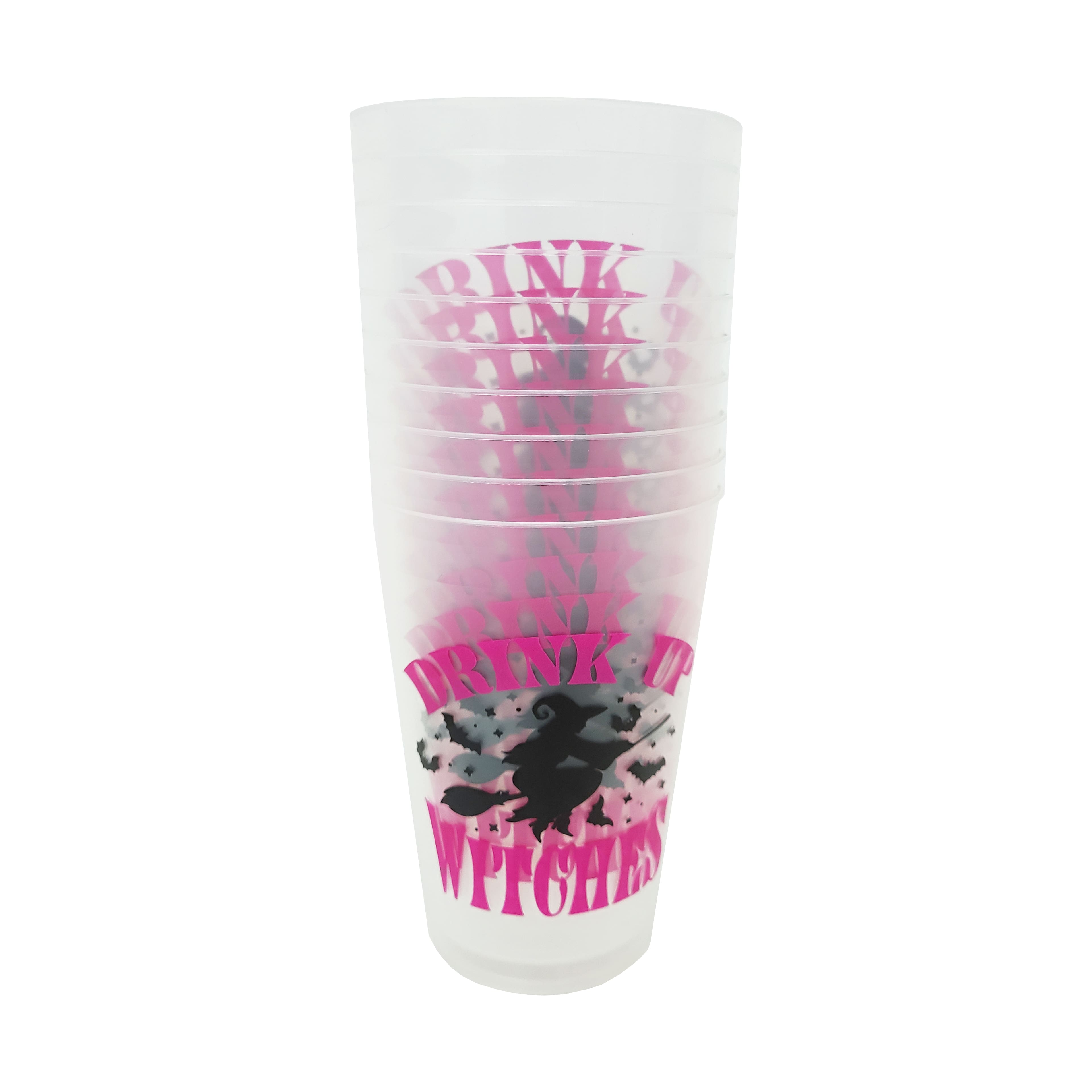 14oz. Frosted Witches Plastic Cups, 10ct. by Celebrate It™