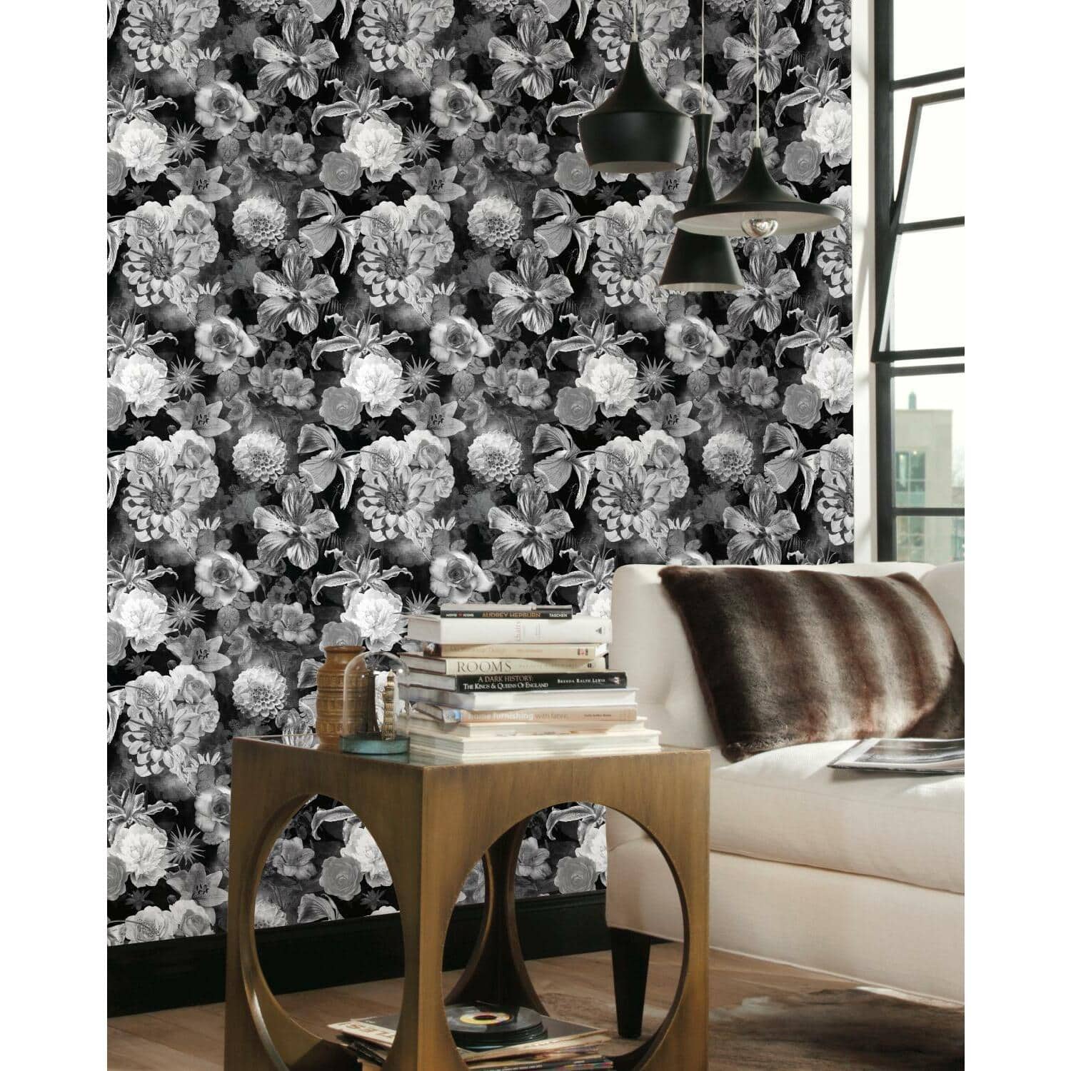 RoomMates Vintage Floral Blooms Peel & Stick Wallpaper