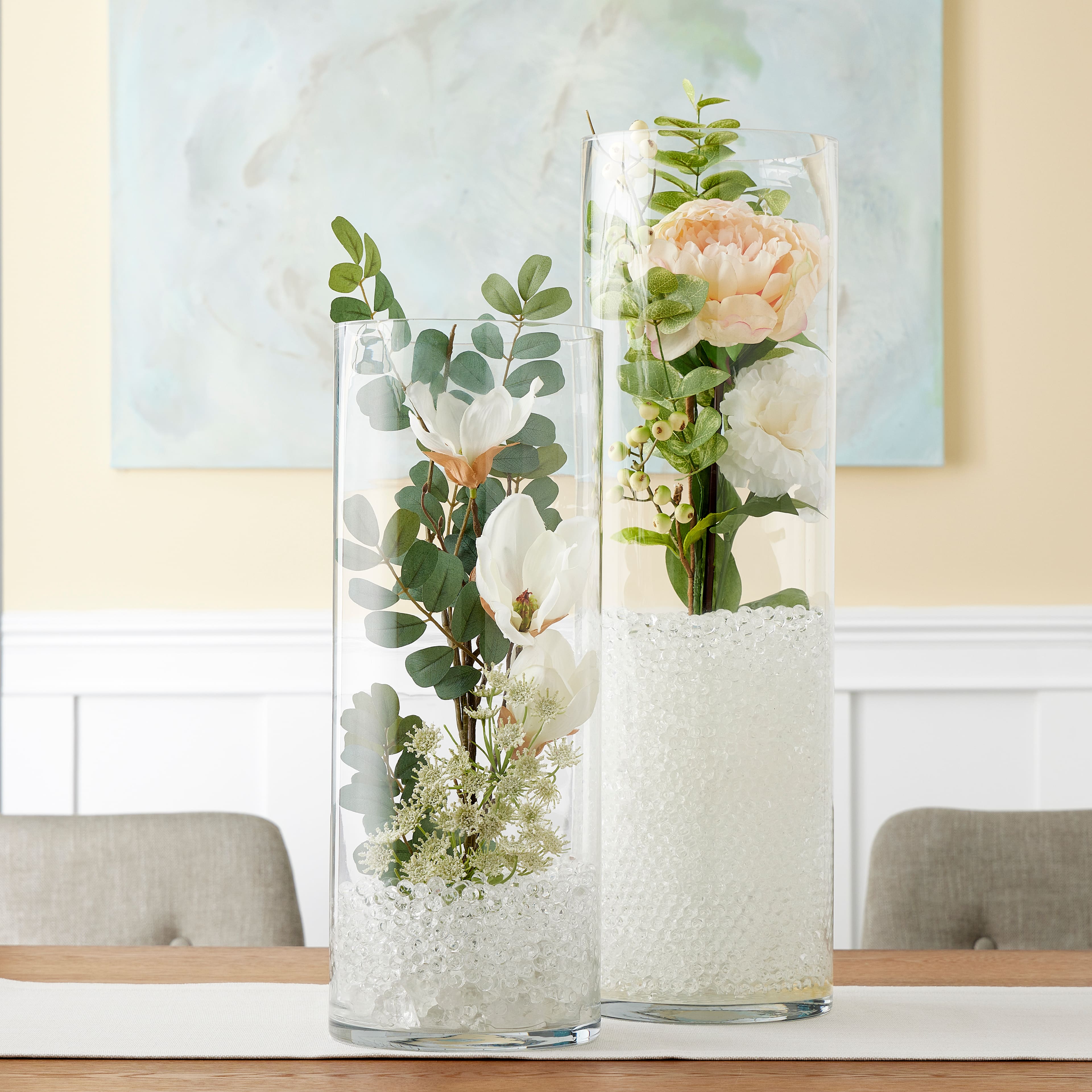 18" Clear Glass Cylinder Vase by Ashland®