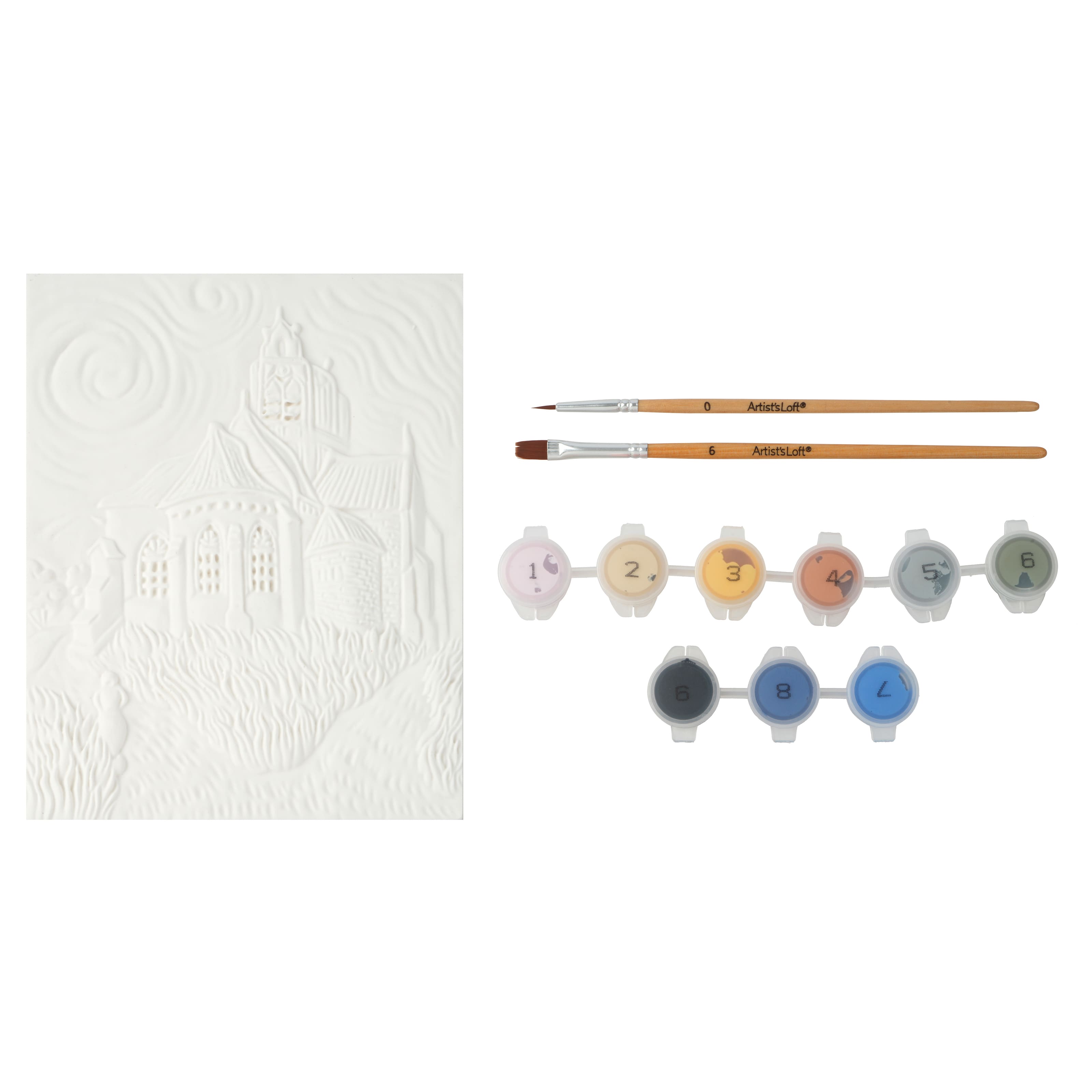 The Church at Auvers Relief Painting Kit by Artist&#x27;s Loft&#xAE;