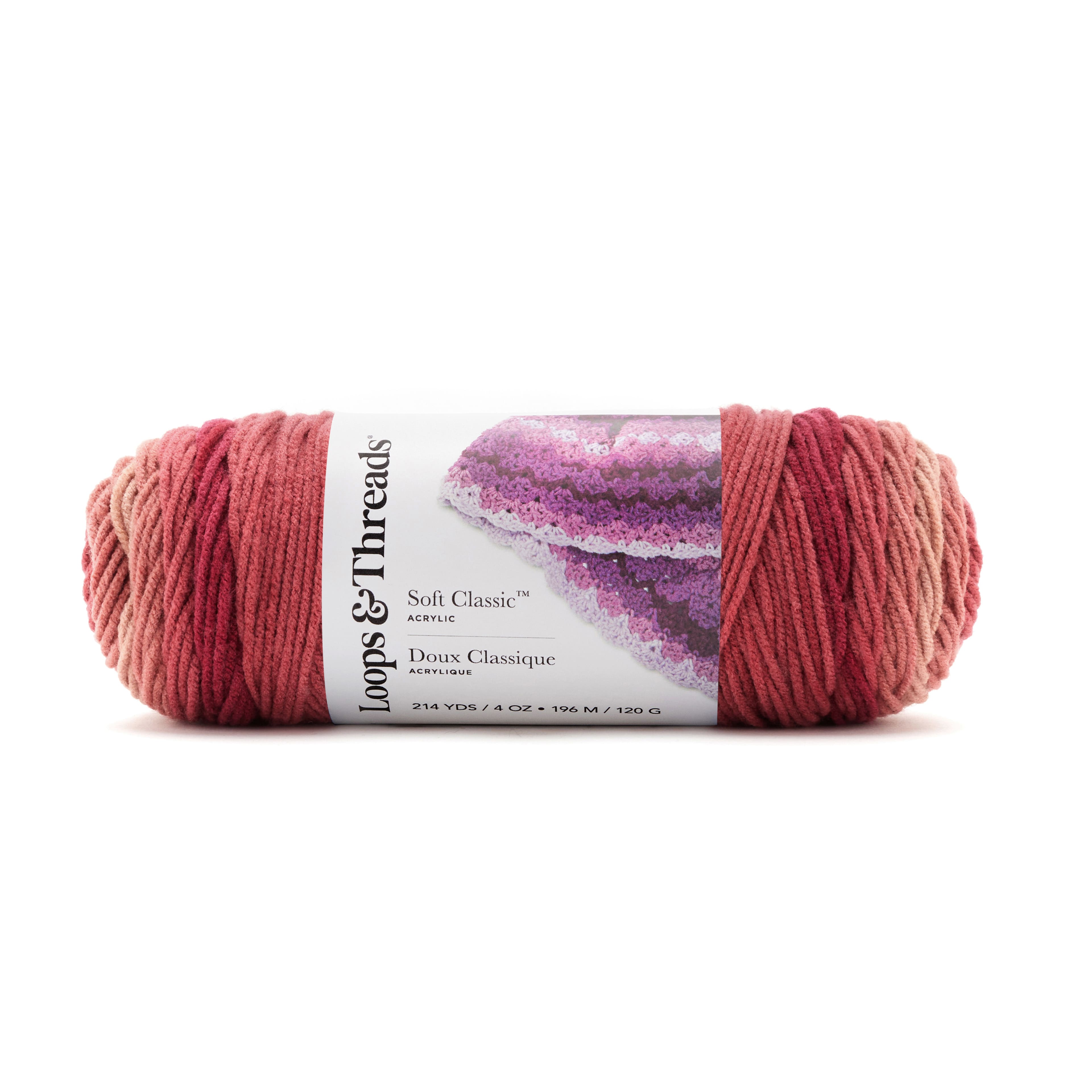 Soft Classic&#x2122; Ombre Yarn by Loops &#x26; Threads&#xAE;