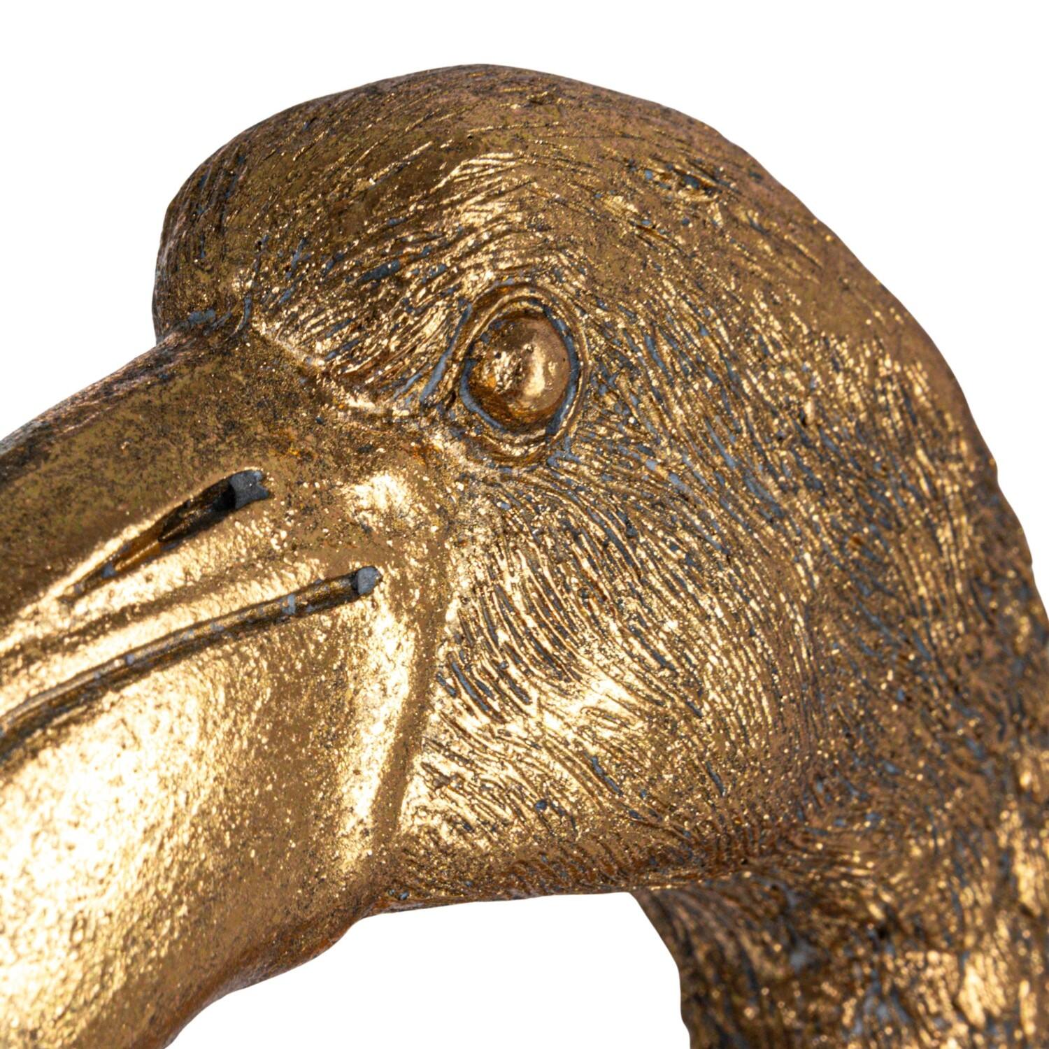 Hello Honey® 11.75" Gold Bird Head Wall Decoration